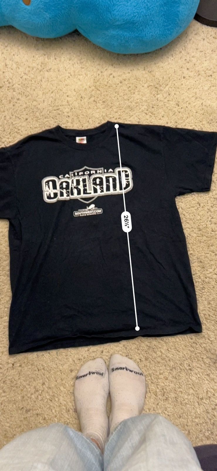 NFL × Vintage California Oakland Southwest Airlines Tourism Tee Size US XL / EU 56 / 4 - 5 Thumbnail
