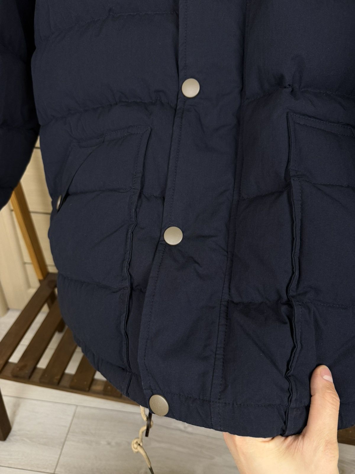 Nigel Cabourn Nigel Cabourn Down Filled Fur Hooded Puffer Jacket Size US L / EU 52-54 / 3 - 13 Thumbnail