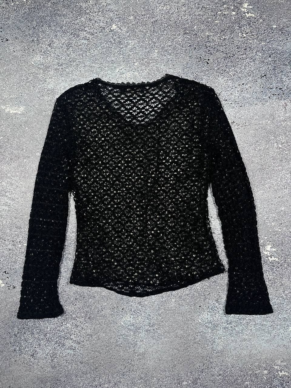 Versace Jeans Couture Avant Garde Vintage Y2K Barocco Versace Top Blouse Gothic Size XS / US 0-2 / IT 36-38 - 5 Thumbnail