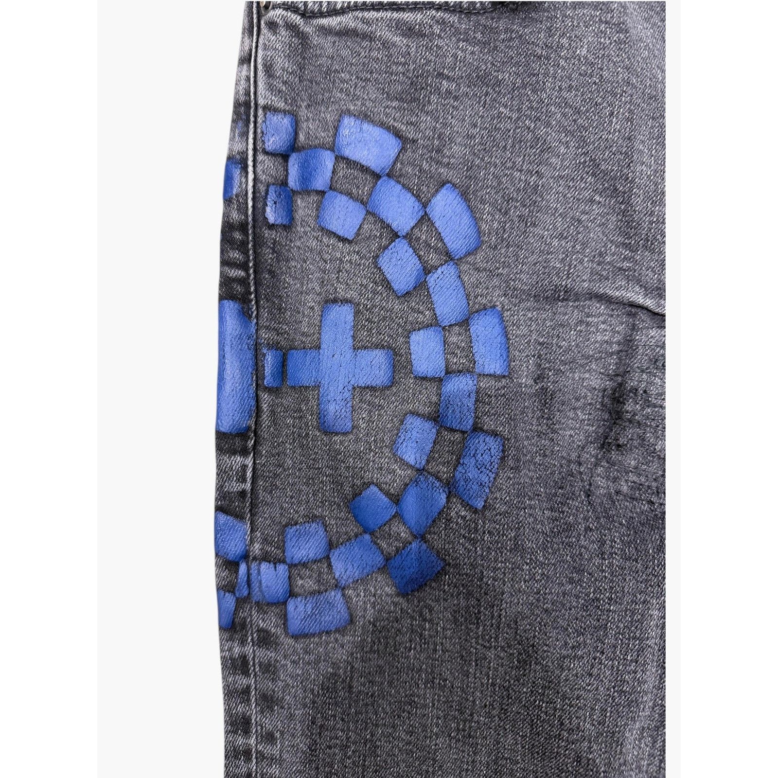 Ksubi Ksubi Black & Blue Jeans Size US 28 / EU 44 - 4 Thumbnail