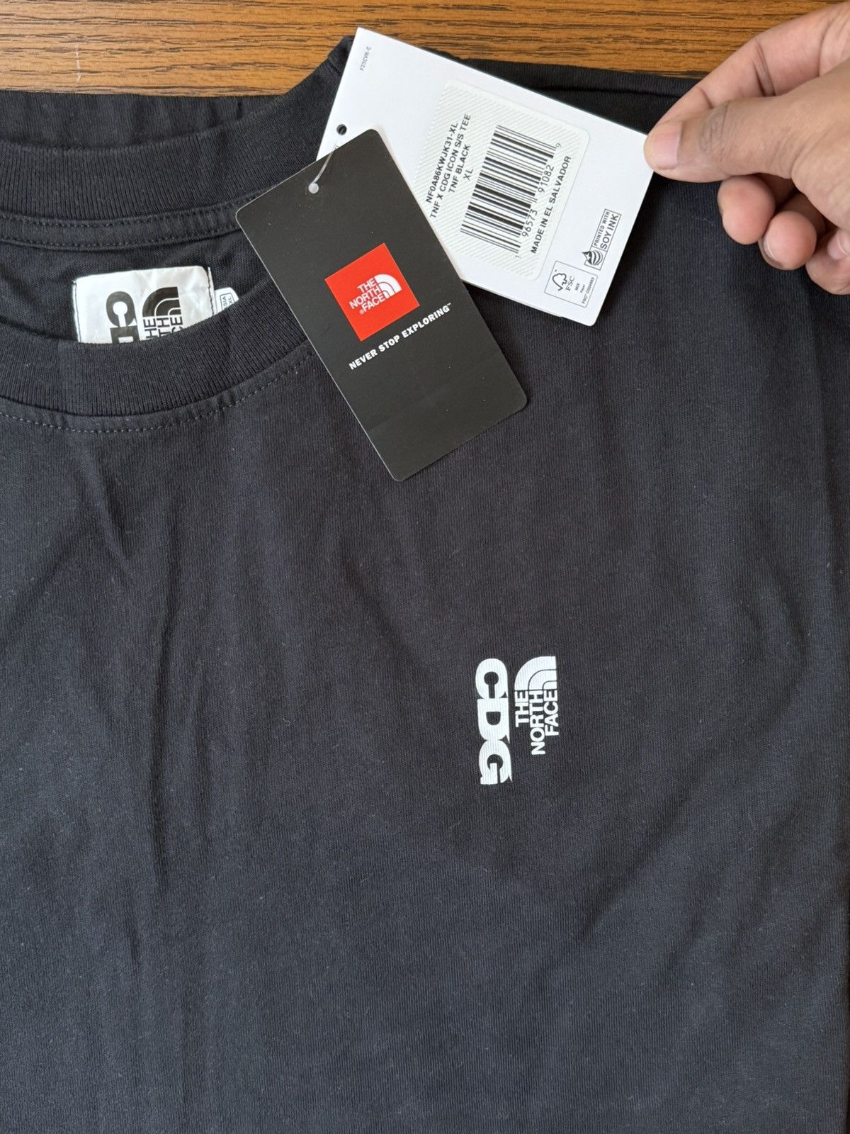 CDG by Comme des Garcons × The North Face CDG The North Face Icon T-Shirt Black Size US XL / EU 56 / 4 - 6 Thumbnail