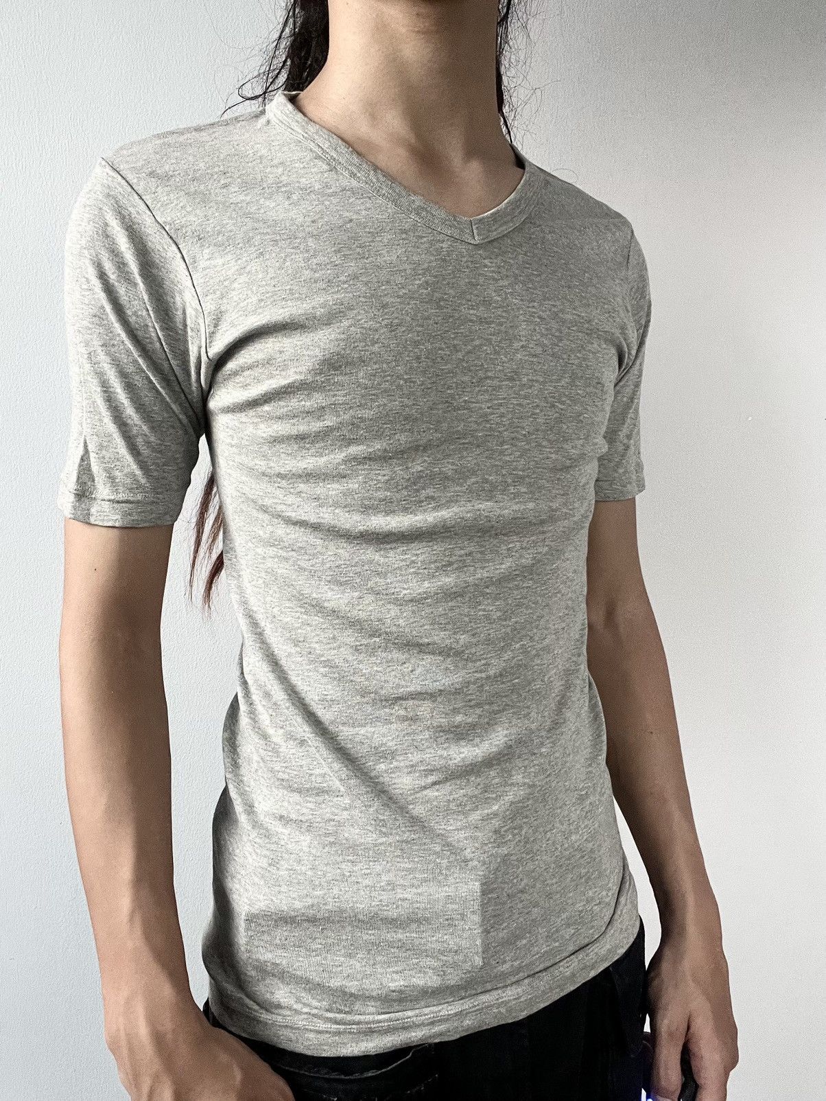 Helmut Lang Helmut Lang Grey Tee Size US M / EU 48-50 / 2 - 5 Thumbnail
