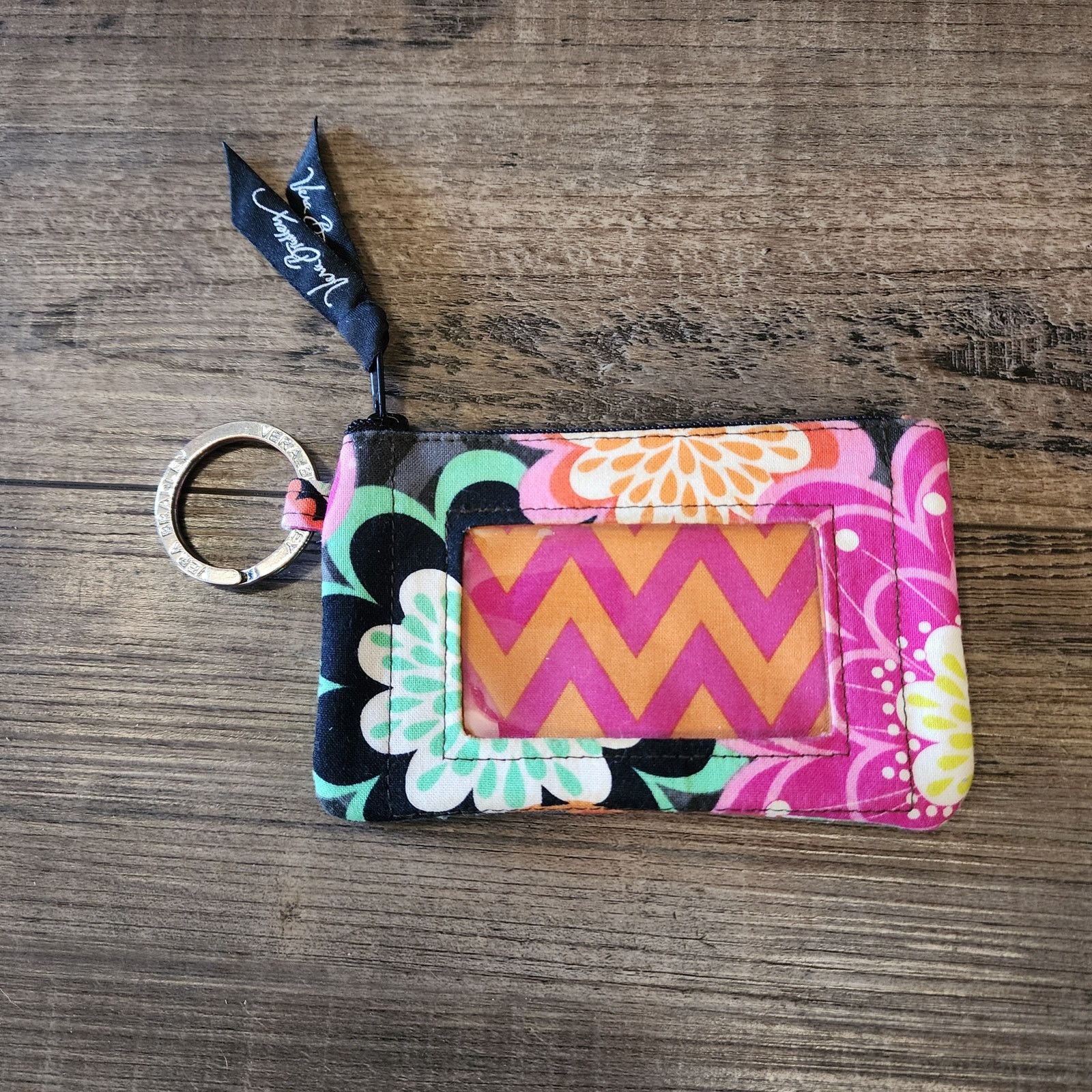Vera Bradley Vera Bradley ID wallet pouch with key ring b43 Size ONE SIZE - 1 Thumbnail