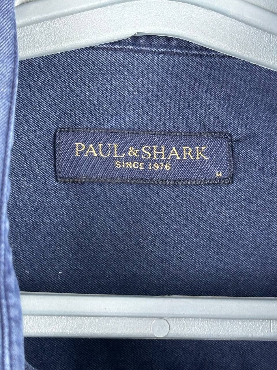 Designer × Paul & Shark Paul & Shark Yachting Indigo Wash Clear Fit Shirt Luxury Size US M / EU 48-50 / 2 - 8 Thumbnail