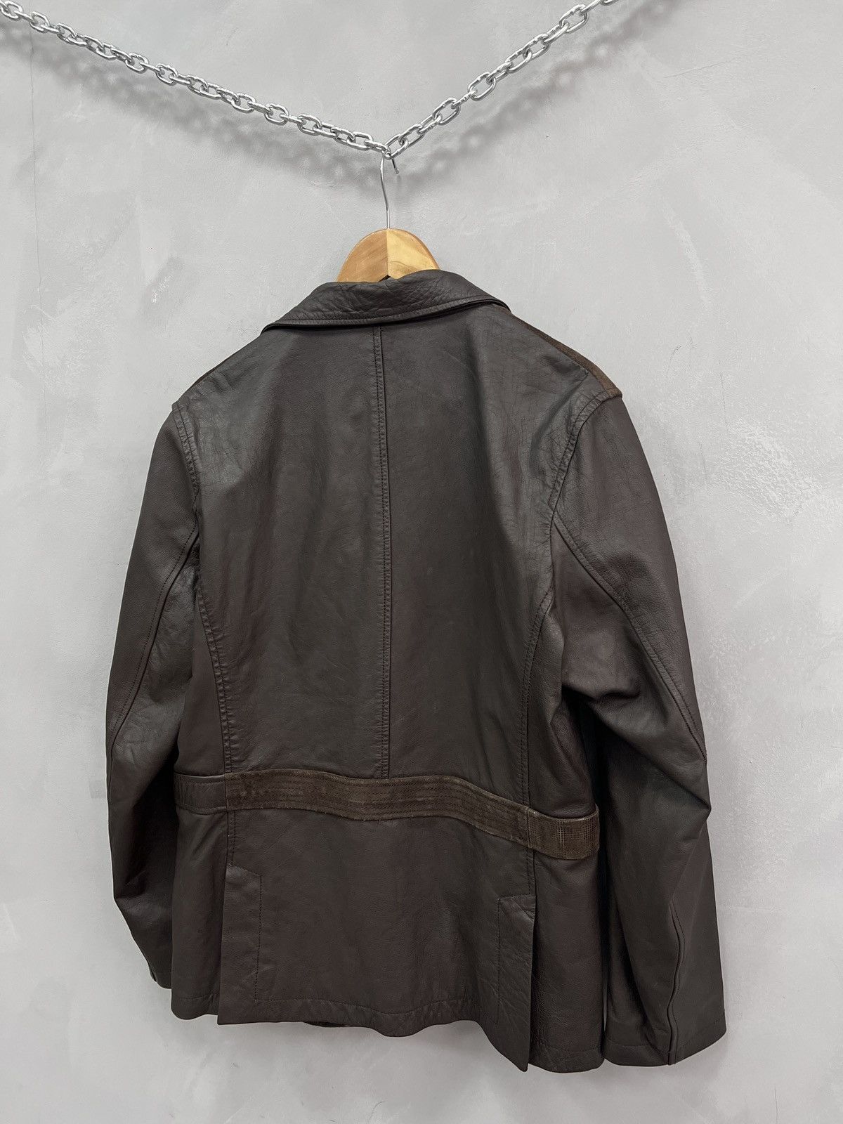 14th Addiction Rare 14thAddiction style leather blazer avant GARDE y2k Size US L / EU 52-54 / 3 - 12 Thumbnail