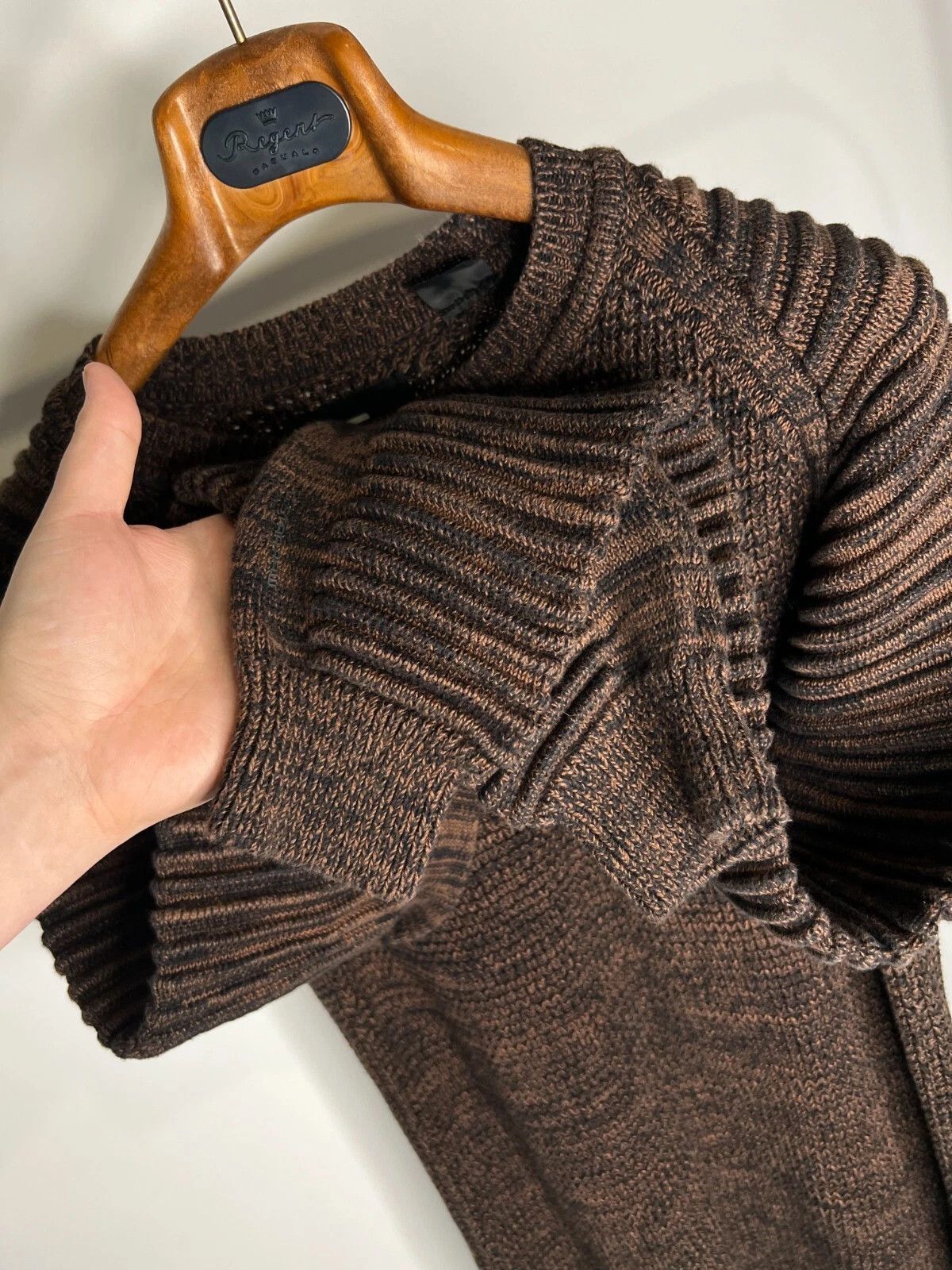 G-Star G-Star RAW Suzaki R Knit Tapered Brown Melange Sweater Size US L / EU 52-54 / 3 - 9 Thumbnail