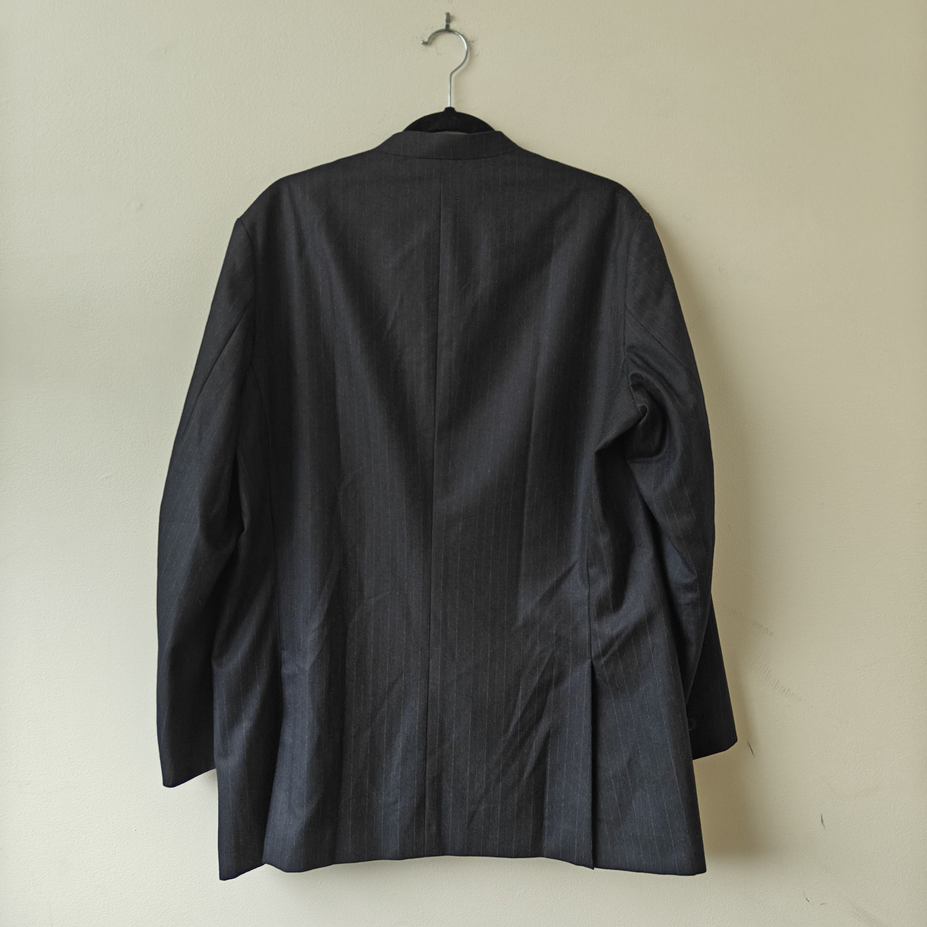 Auralee NWT Navy pinstripe silk wool blazer size 2 $1100 japan Size US M / EU 48-50 / 2 - 14 Thumbnail