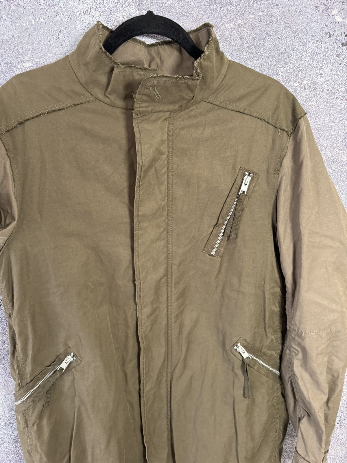 Allsaints All Saints Green Utility LOGAN Jacket/Parka Japanese Cloth M Size US M / EU 48-50 / 2 - 10 Thumbnail