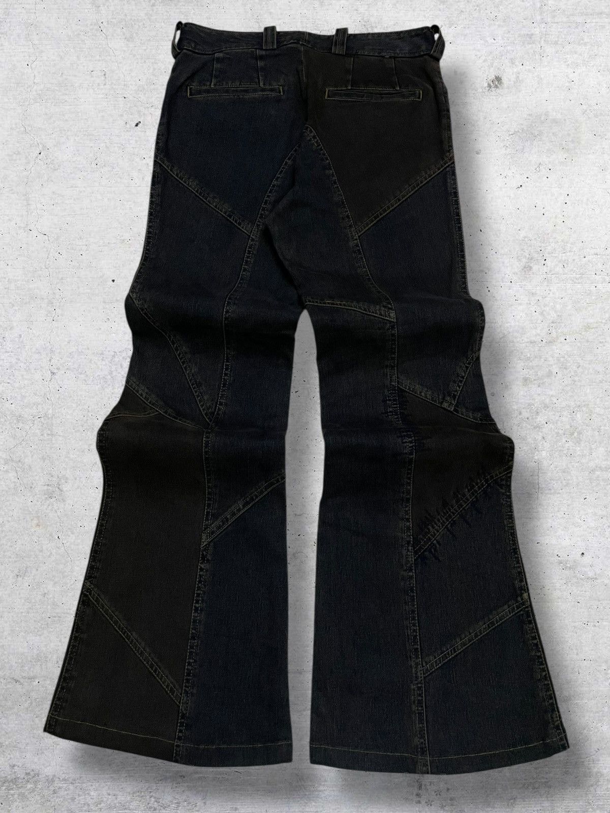 Tornado Mart VINTAGE TORNADO MART OG DESIGNER JAPAN RARE DESIGN PATCHWORK Size US 29 - 7 Thumbnail
