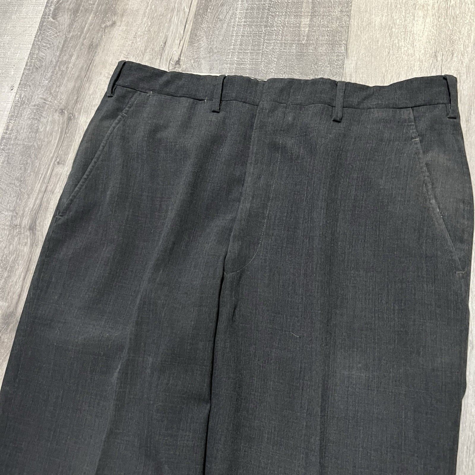 Brooks Brothers VTG Brooks Brothers 346 Trouser Pants Sharkskin Dress Pants Size US 35 - 3 Thumbnail