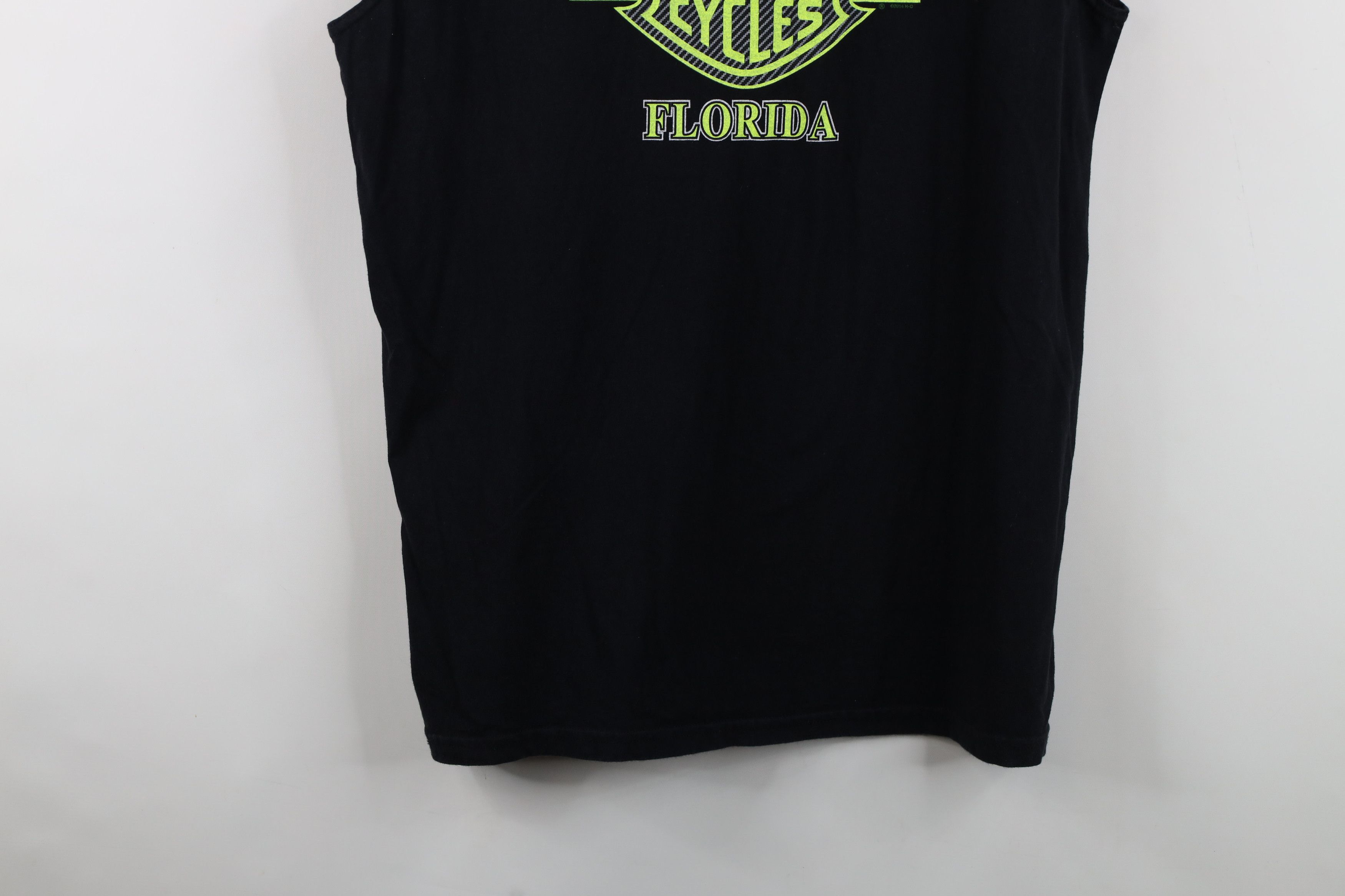 Harley Davidson Vintage Y2K Harley Davidson Skull Sleeveless Muscle T-Shirt Size US L / EU 52-54 / 3 - 16 Thumbnail