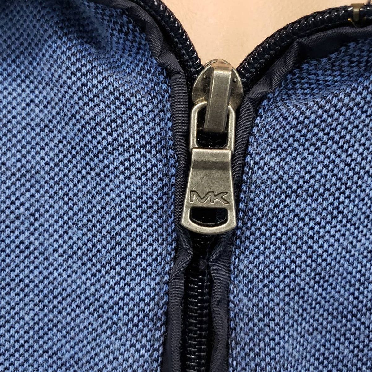 Michael Kors Michael Kors Half Zip Polo Shirt Contrast Shoulder Epaulets Size US L / EU 52-54 / 3 - 6 Thumbnail