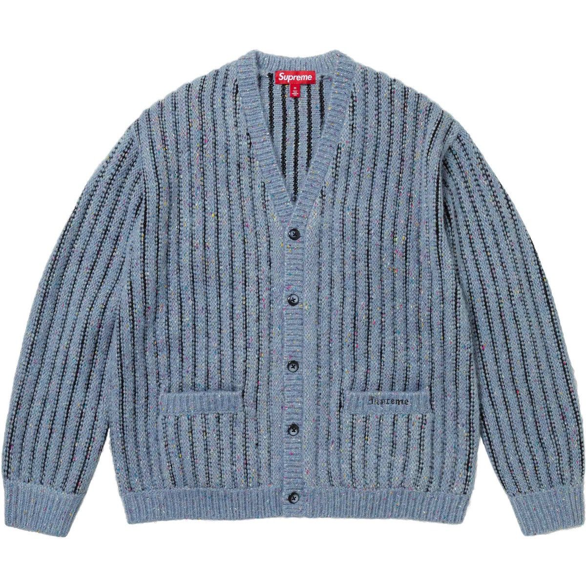 image of Supreme Confetti Cardigan in Slate, Men's (Size XL)