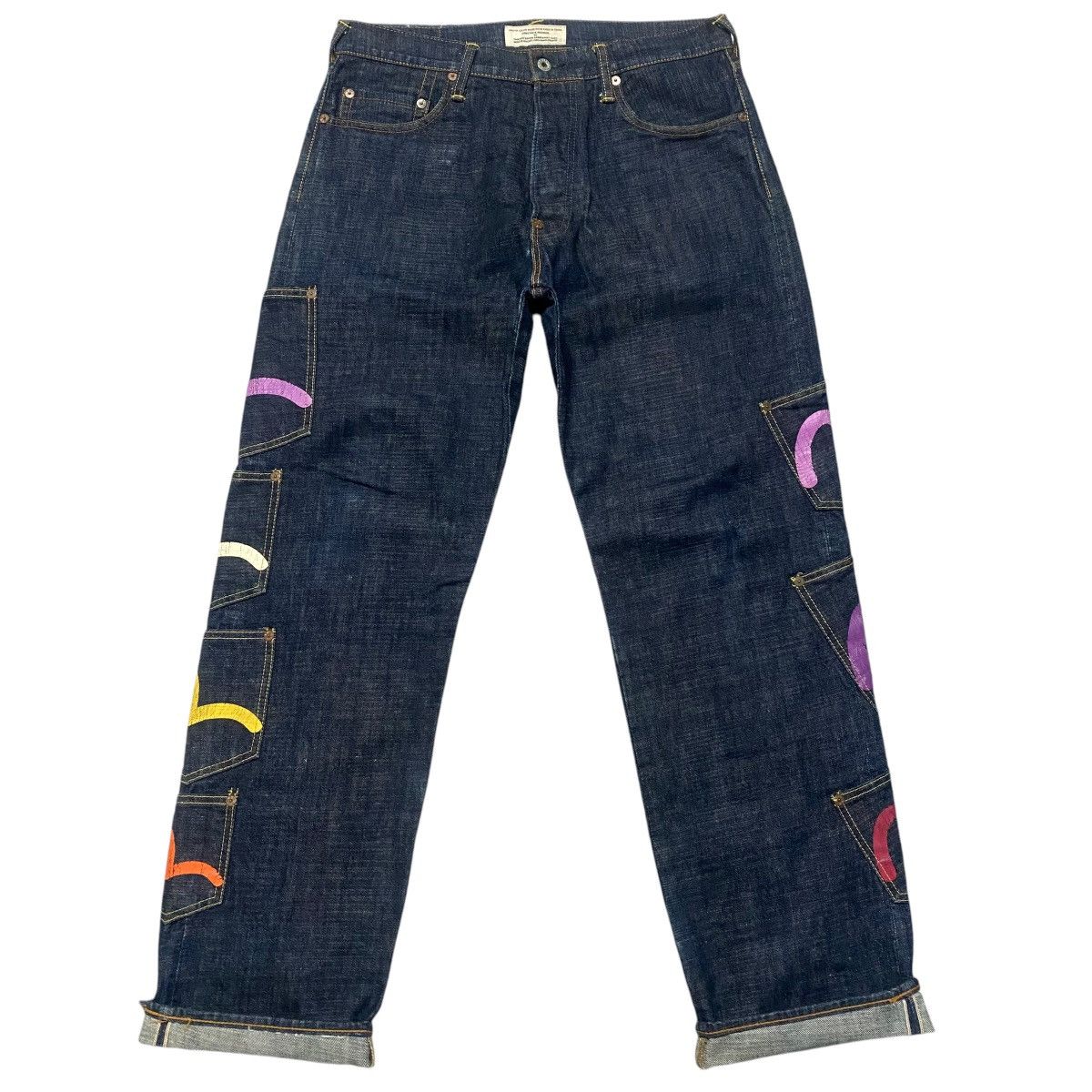 Evisu Evisu Paris Denim Multi Pocket Selvedge Jeans Size US 34 / EU 50 - 2 Thumbnail