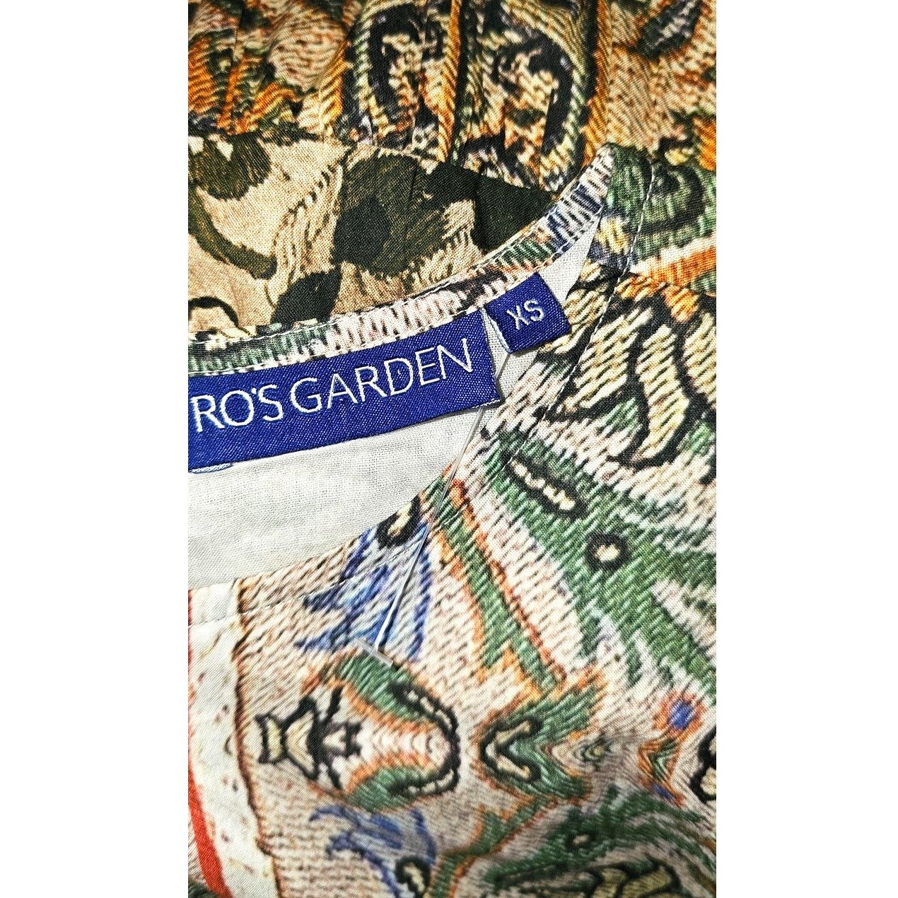 Anthropologie New Anthropologie Ro's Garden Rene Mini Dress $185 XS Floral Size XS / US 0-2 / IT 36-38 - 6 Thumbnail