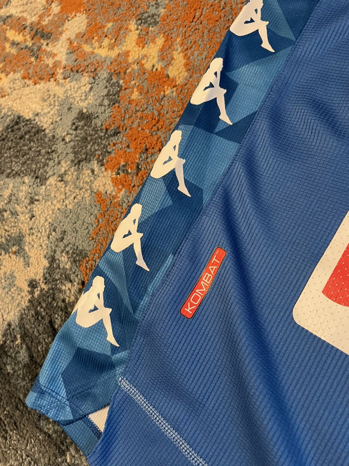 Kappa SSC Napoli Maradona 2018-2019 Home Kit Soccer Jersey Shirt Size US S / EU 44-46 / 1 - 6 Thumbnail