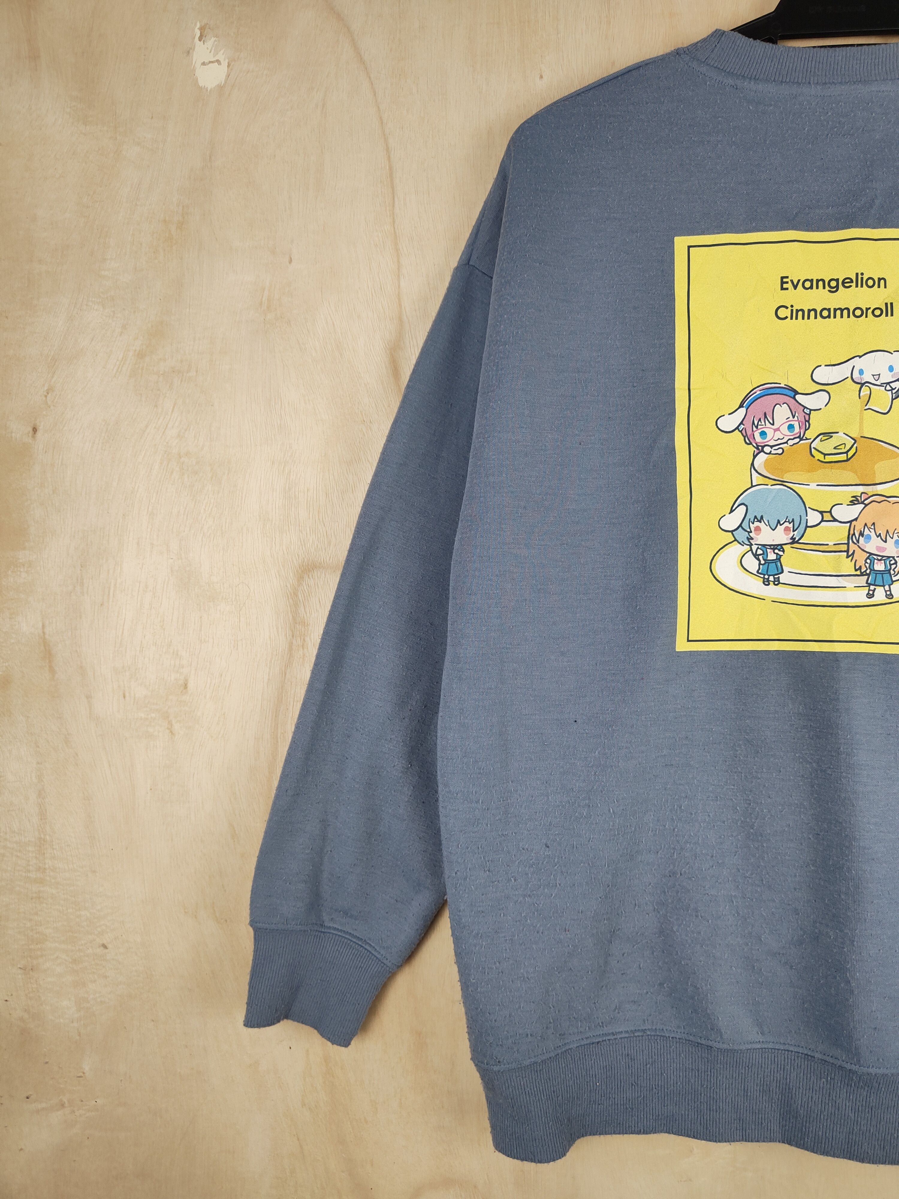 Anime Evangelion Cinnamoroll cartoon japan Sweatshirts #S2457 Size L / US 10 / IT 46 - 10 Thumbnail