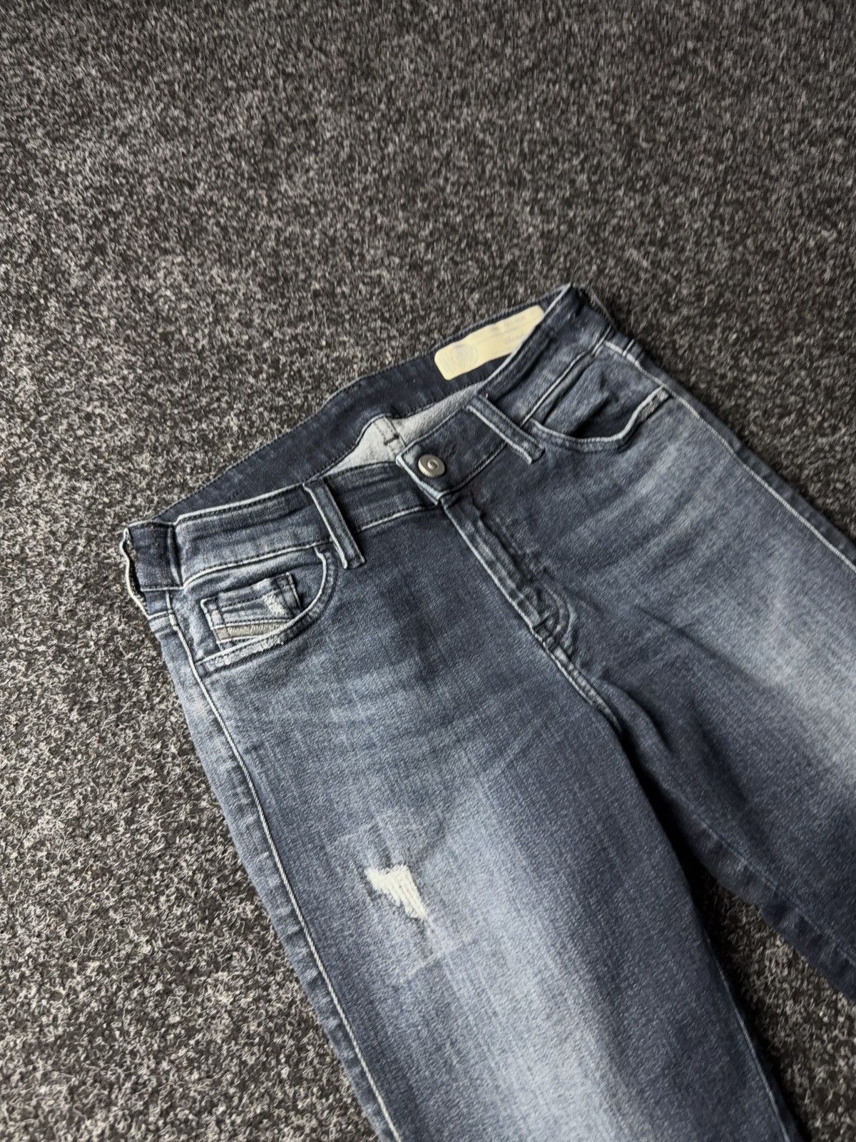 Diesel Luxury Skinny Diesel Slandy 00s Y2K Jeans Denim pants Size 28" / US 6 / IT 42 - 6 Thumbnail