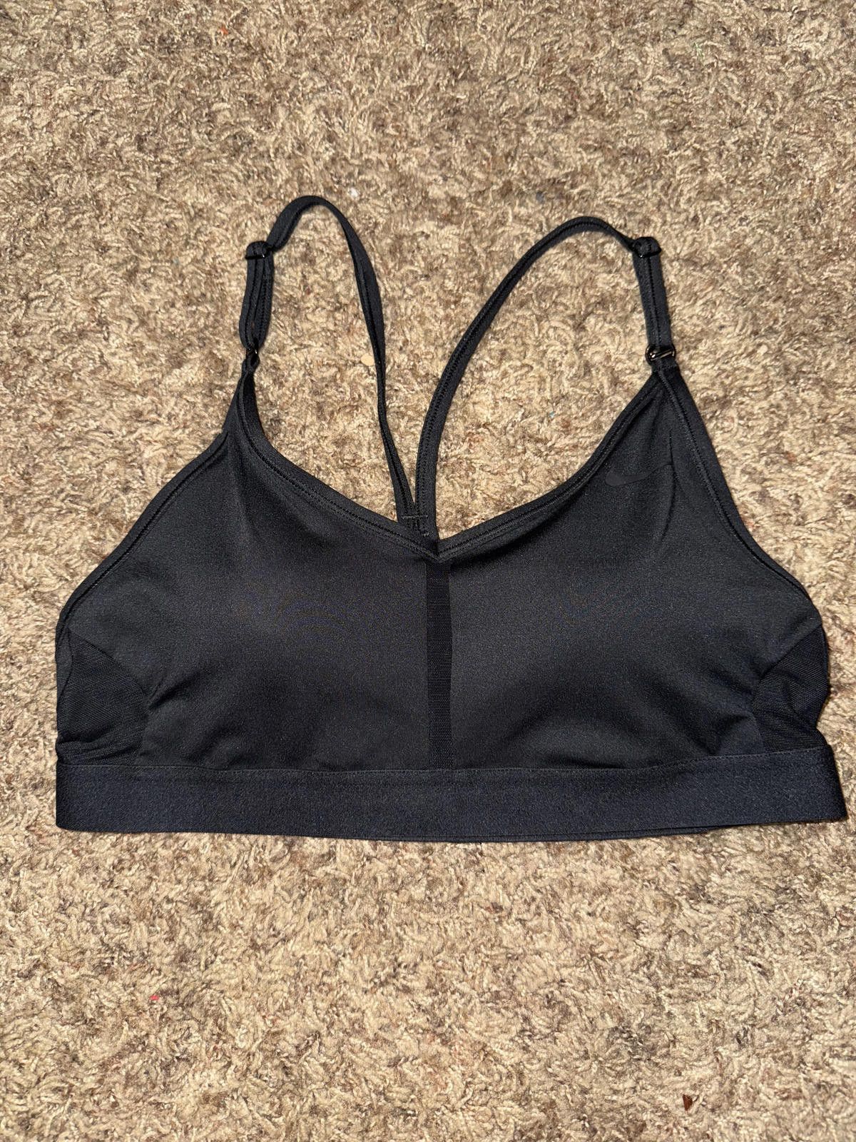 Nike Nike Indy Women's Light-Support Padded V-Neck Sports Bra Size ONE SIZE - 1 Thumbnail