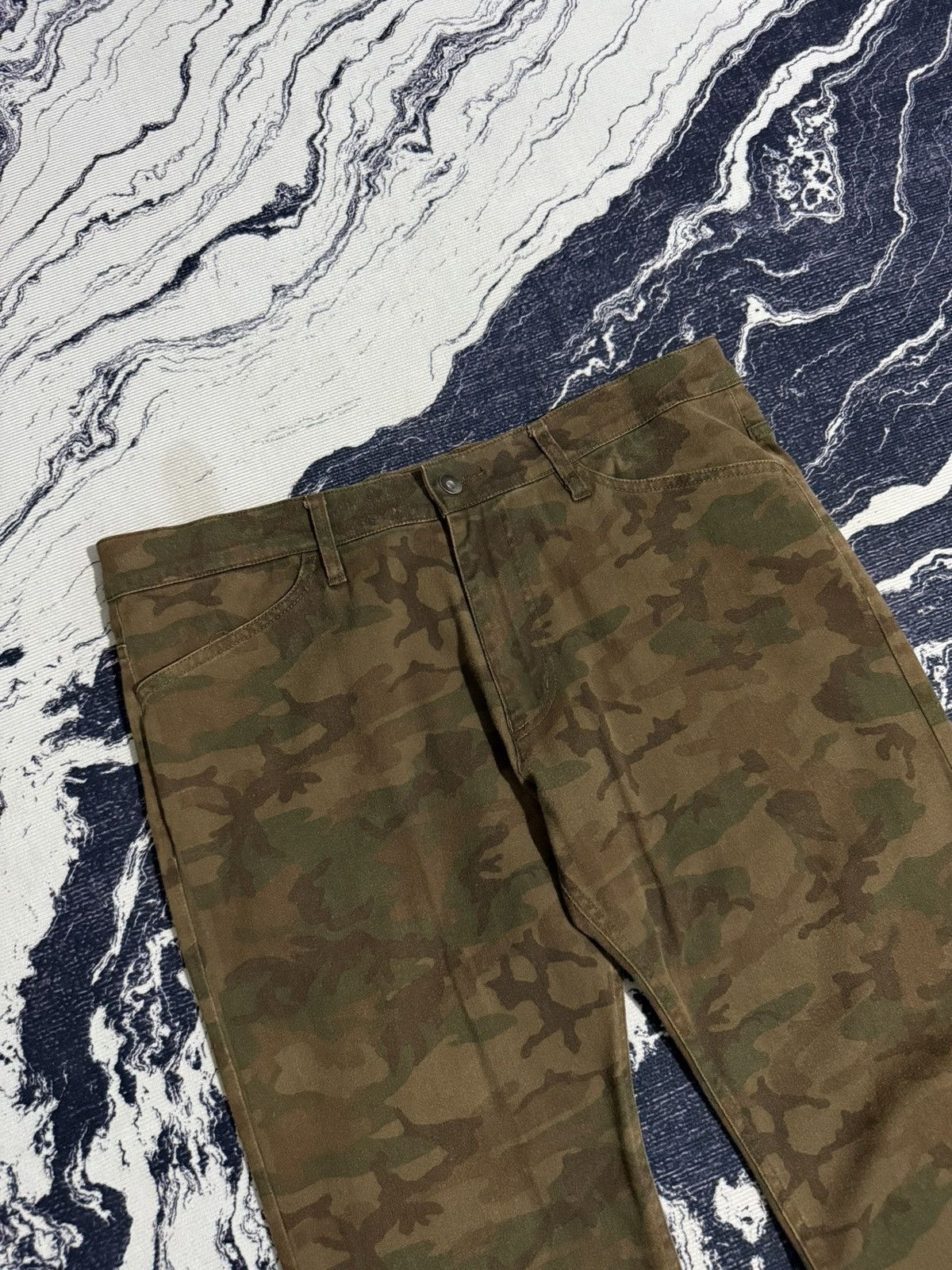 Boycott Boycott stretch camo cotton long pants Size US 30 / EU 46 - 2 Thumbnail