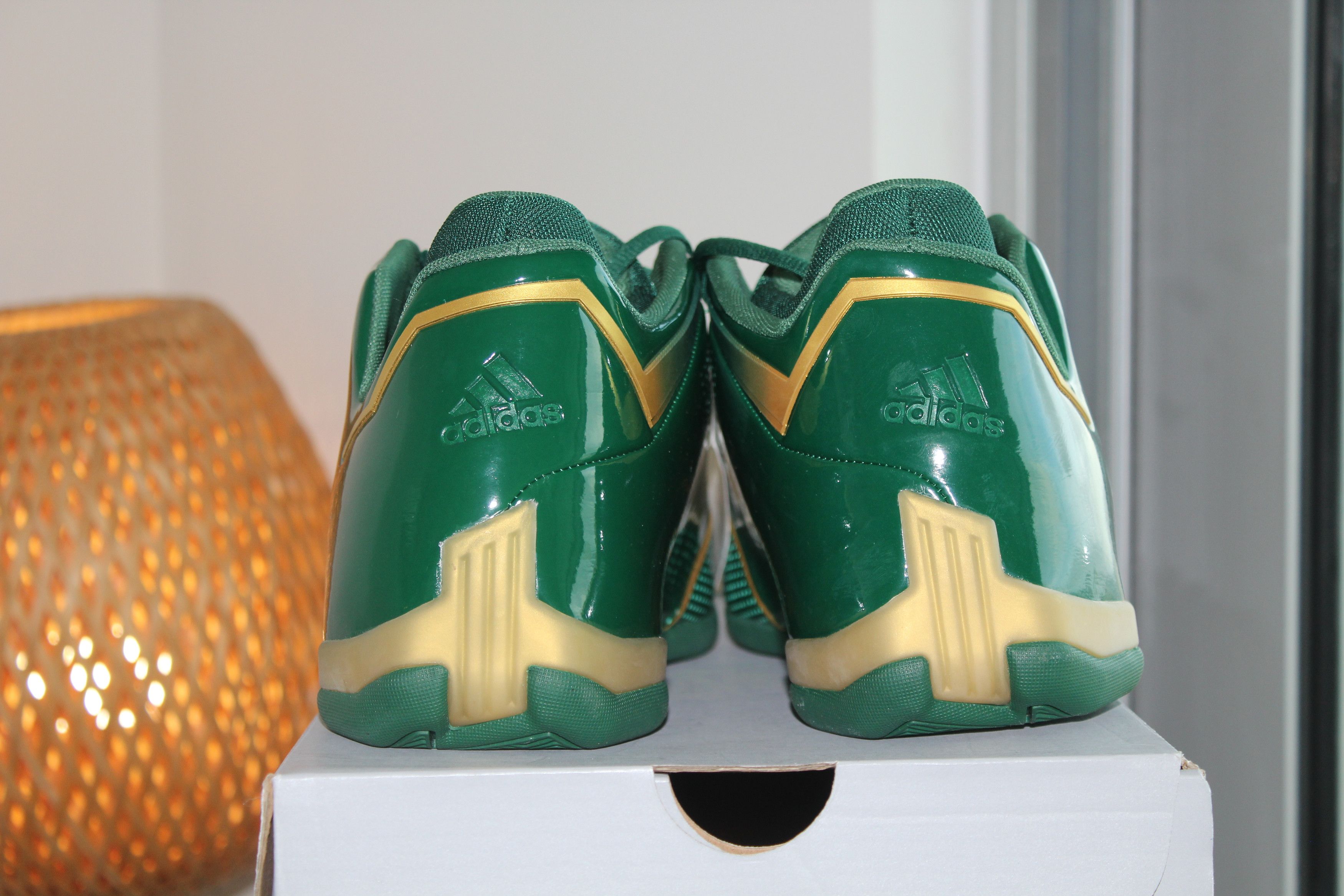 Adidas Adidas T-Mac 2 Restomod Mid Green Gold Sneakers FY9931 Size US 7.5 / EU 40-41 - 3 Thumbnail
