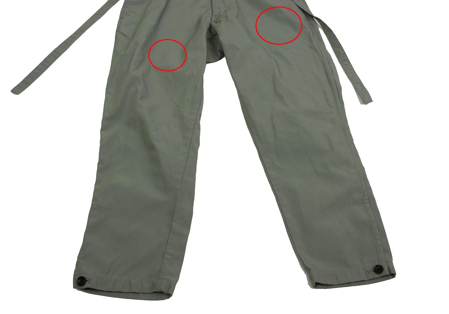 Comme des Garcons Homme Plus Nylon Drawstring Joggers Pants in Khaki Size S Size US 36 / EU 52 - 9 Thumbnail