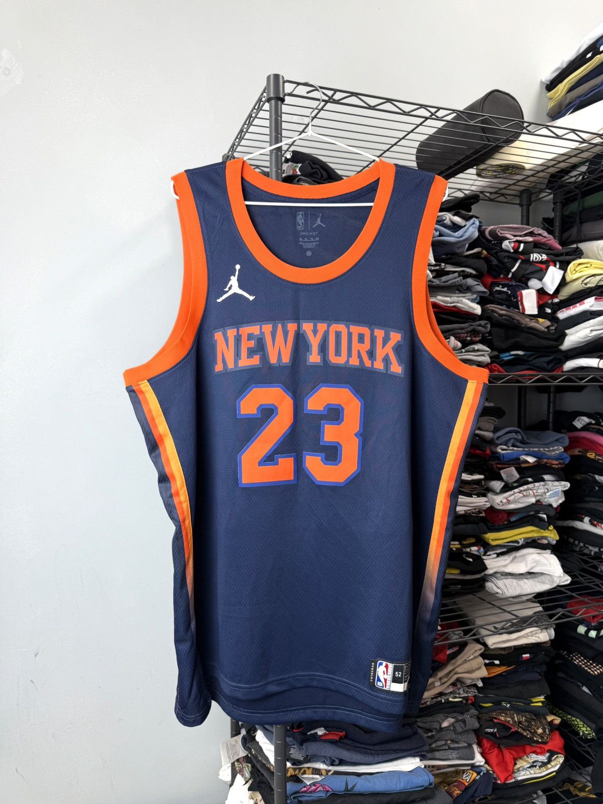 Jordan Brand Jordan New York Sleeveless Basketball Jersey T Shirt Size US XL / EU 56 / 4 - 1 Thumbnail