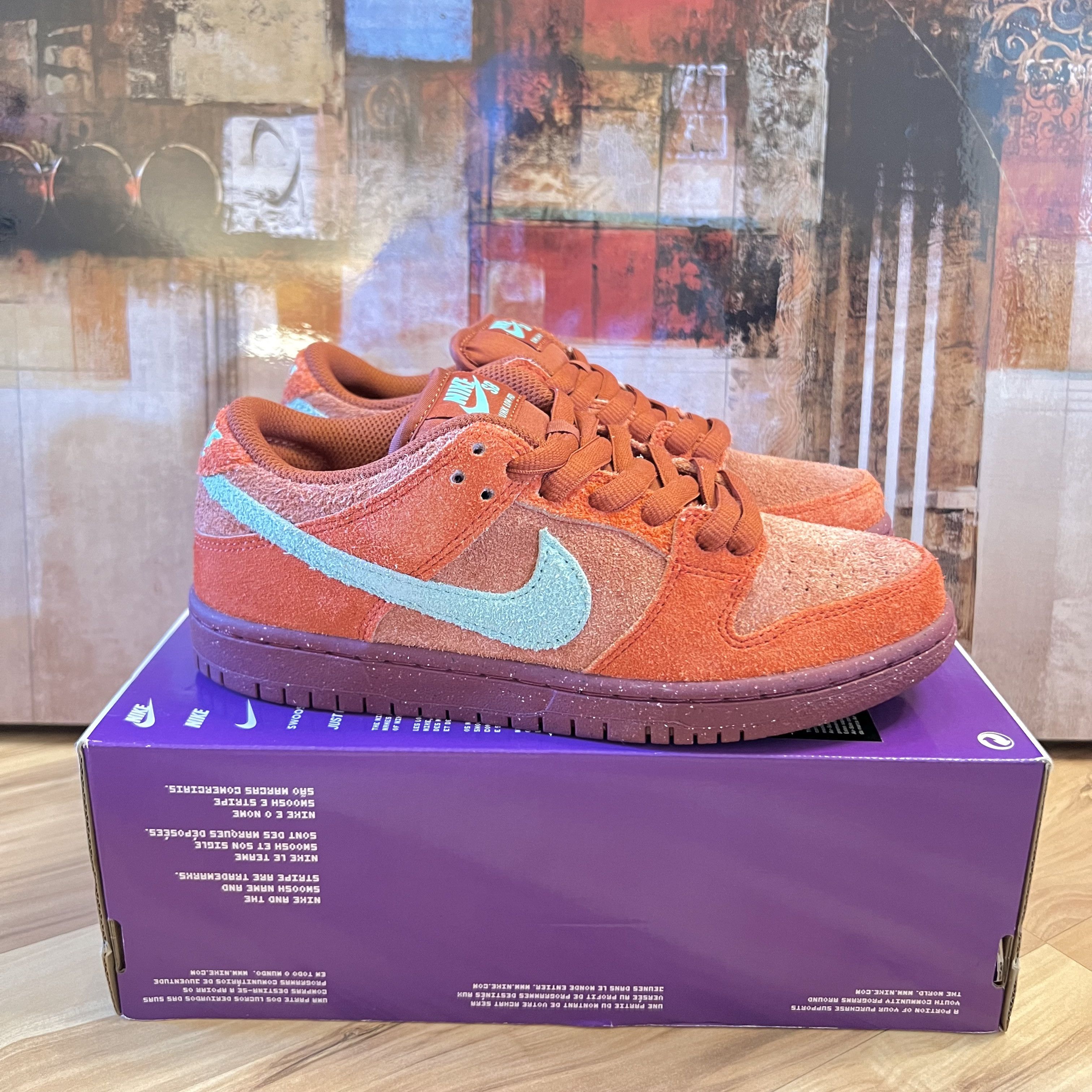 Nike 2023 Nike SB Dunk Low Mystic Red / Rugged Orange / Rosewood Grailed