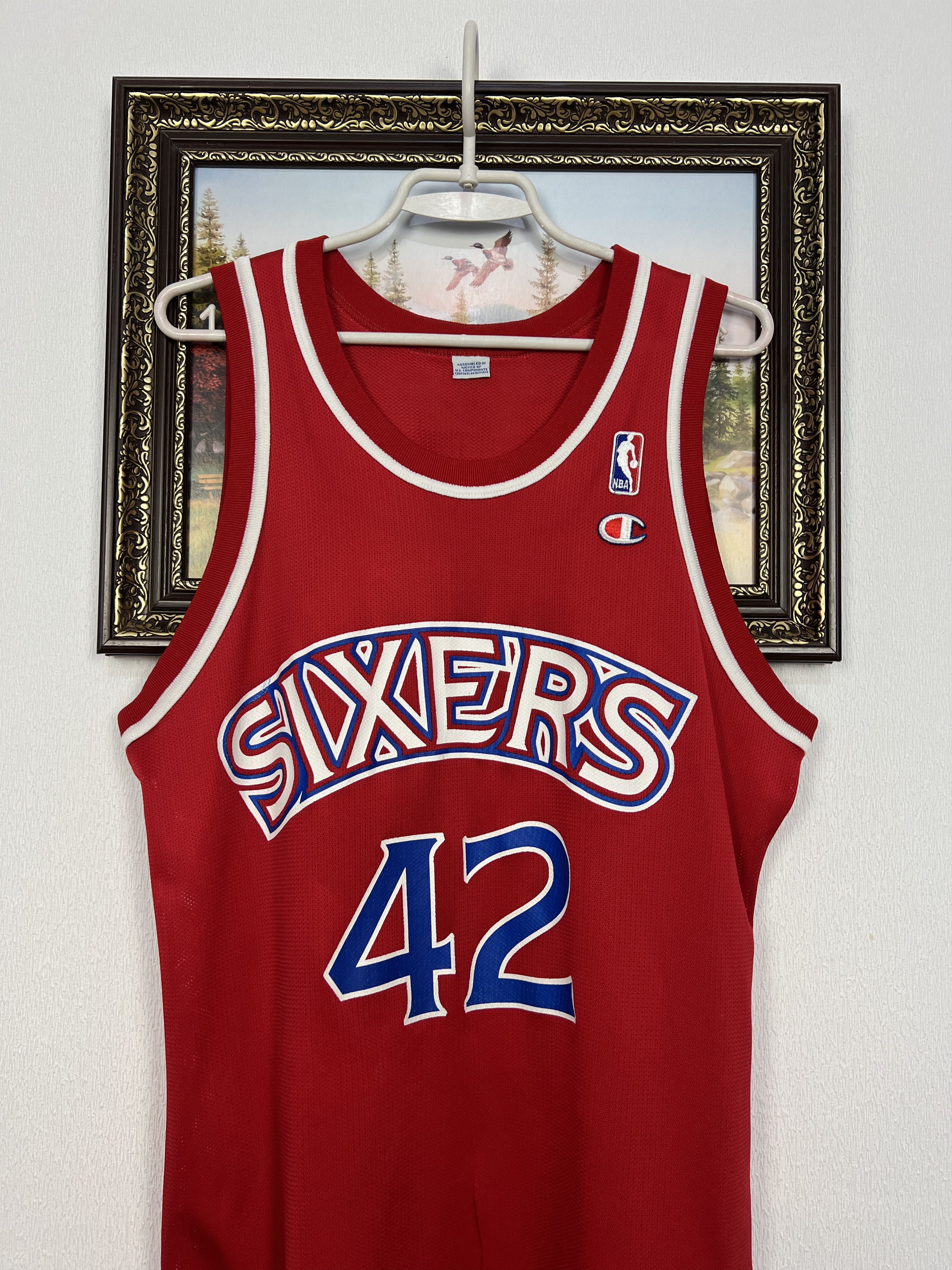 Champion Champion Philadelphia 76ers Sixers Stackhouse Jersey Size US M / EU 48-50 / 2 - 2 Thumbnail
