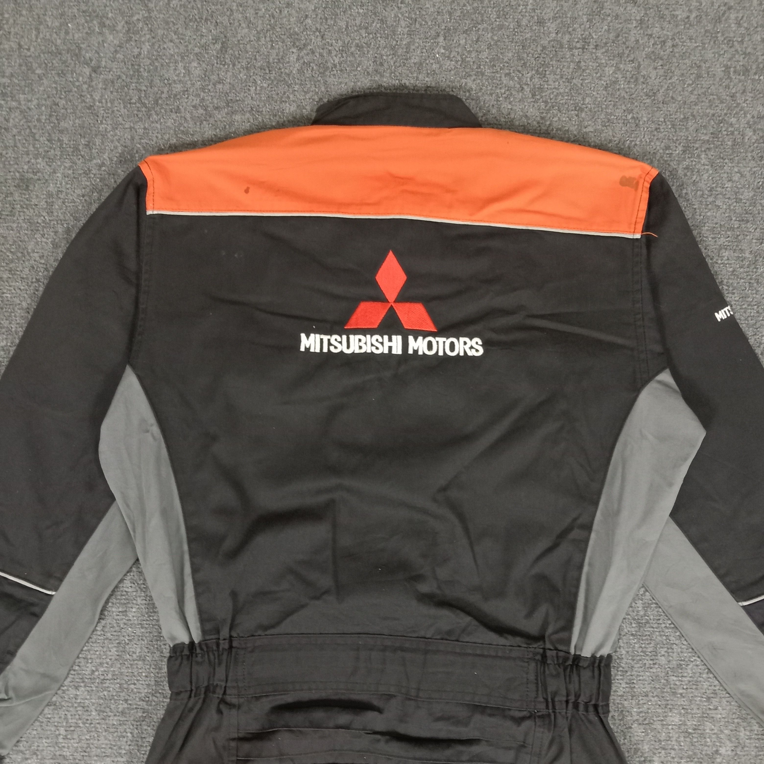 Japanese Brand × Vintage Mitsubishi Motors Racing Team Coverall Jacket Size US M / EU 48-50 / 2 - 2 Thumbnail