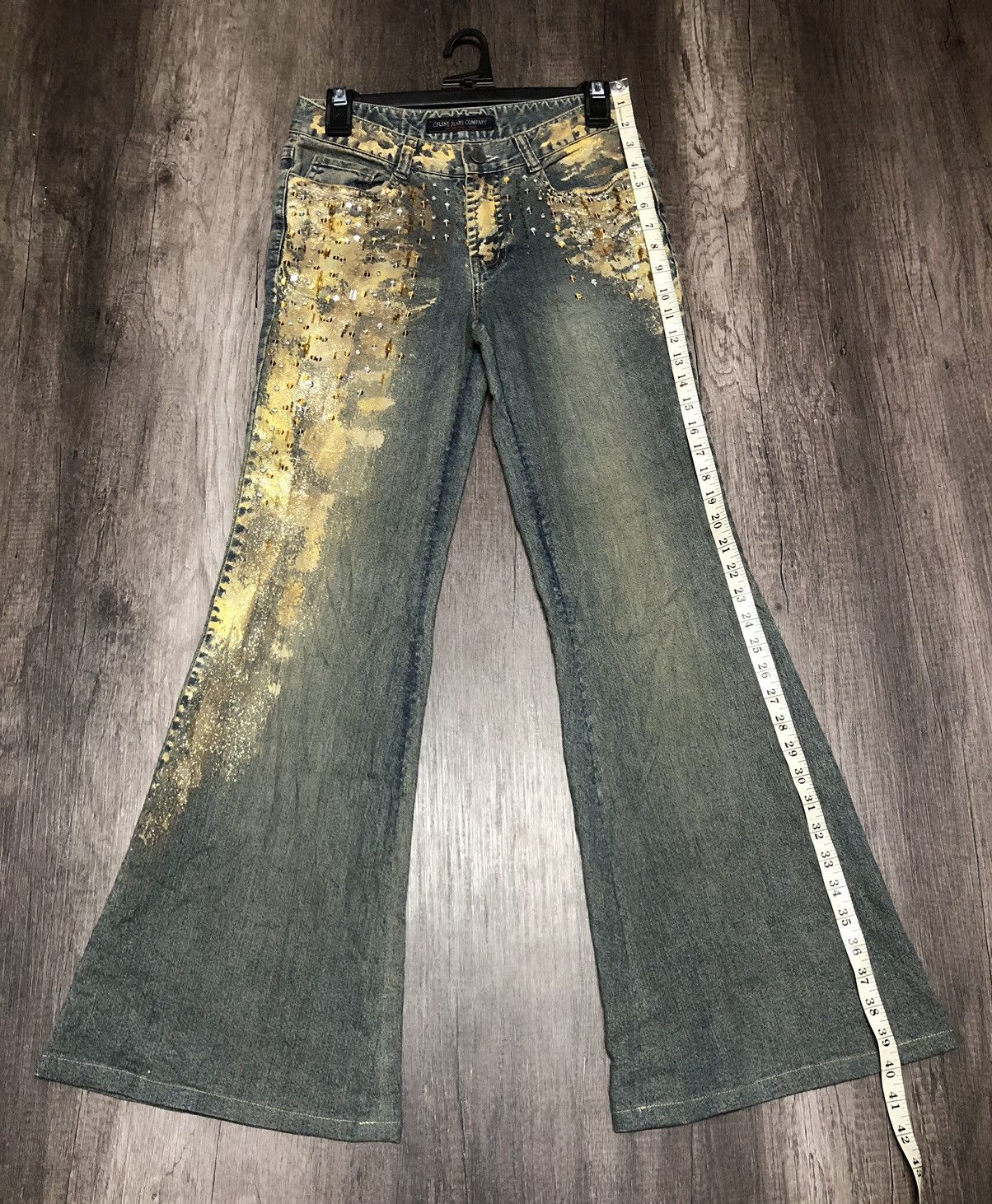 Designer × Japanese Brand × Vintage CF LINE FLARED BOOTCUT JEANS COMPANY Size 29" - 1 Thumbnail