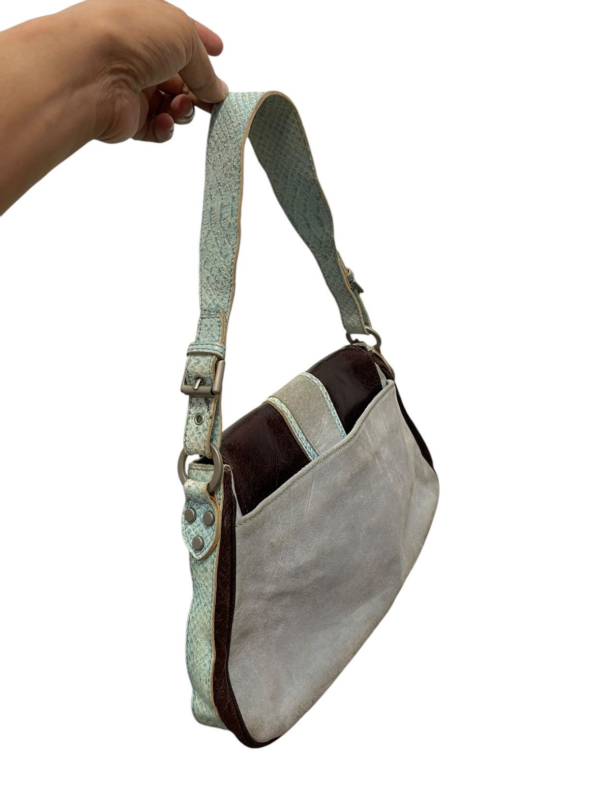 Leather Full Leather Jacono Italy Hand Shoulder Bag 9🟩 Size ONE SIZE - 5 Thumbnail