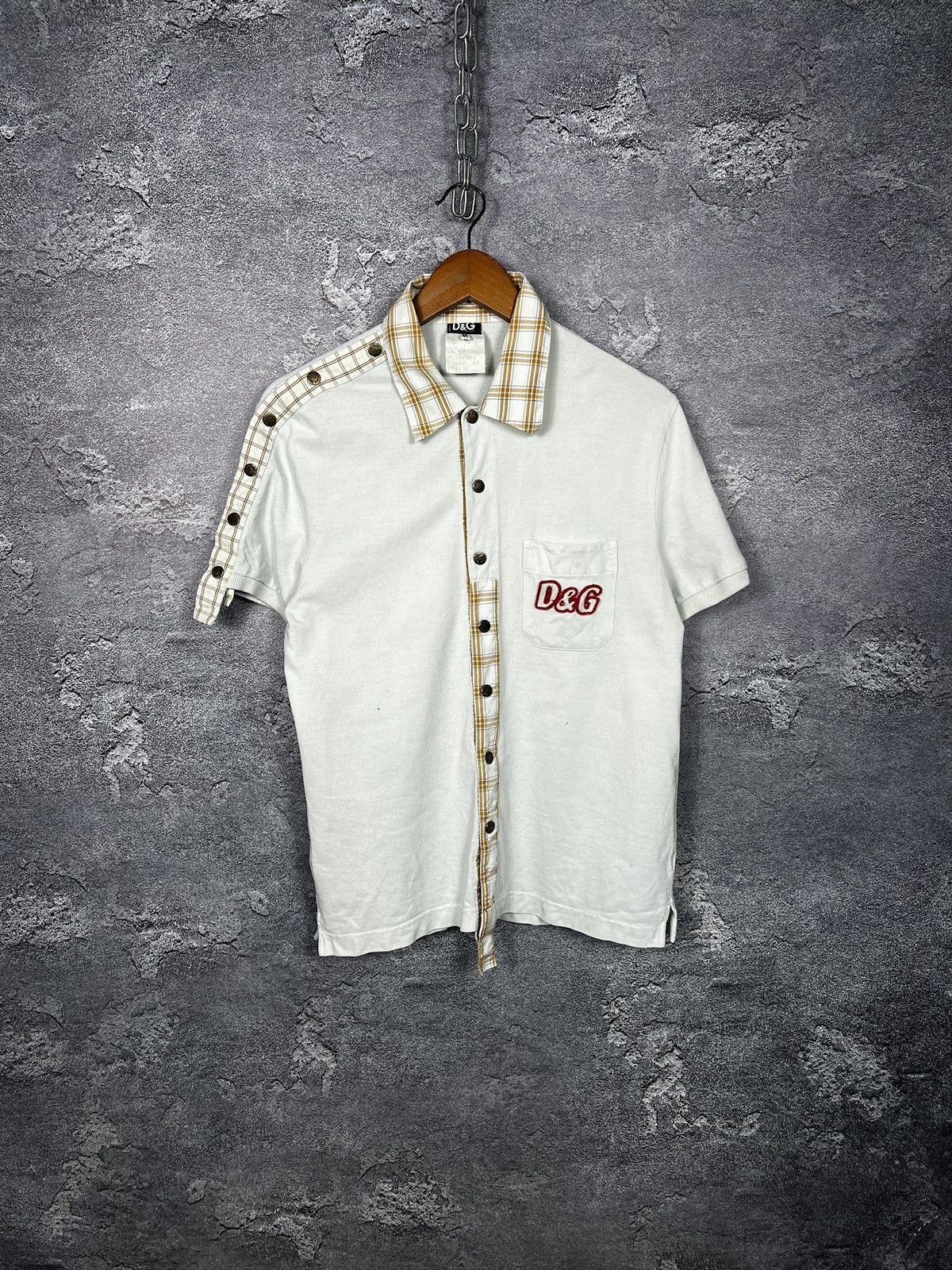 Dolce & Gabbana Vintage Dolce Gabbana Polo Shirt With Logo Size M Size US M / EU 48-50 / 2 - 1 Thumbnail