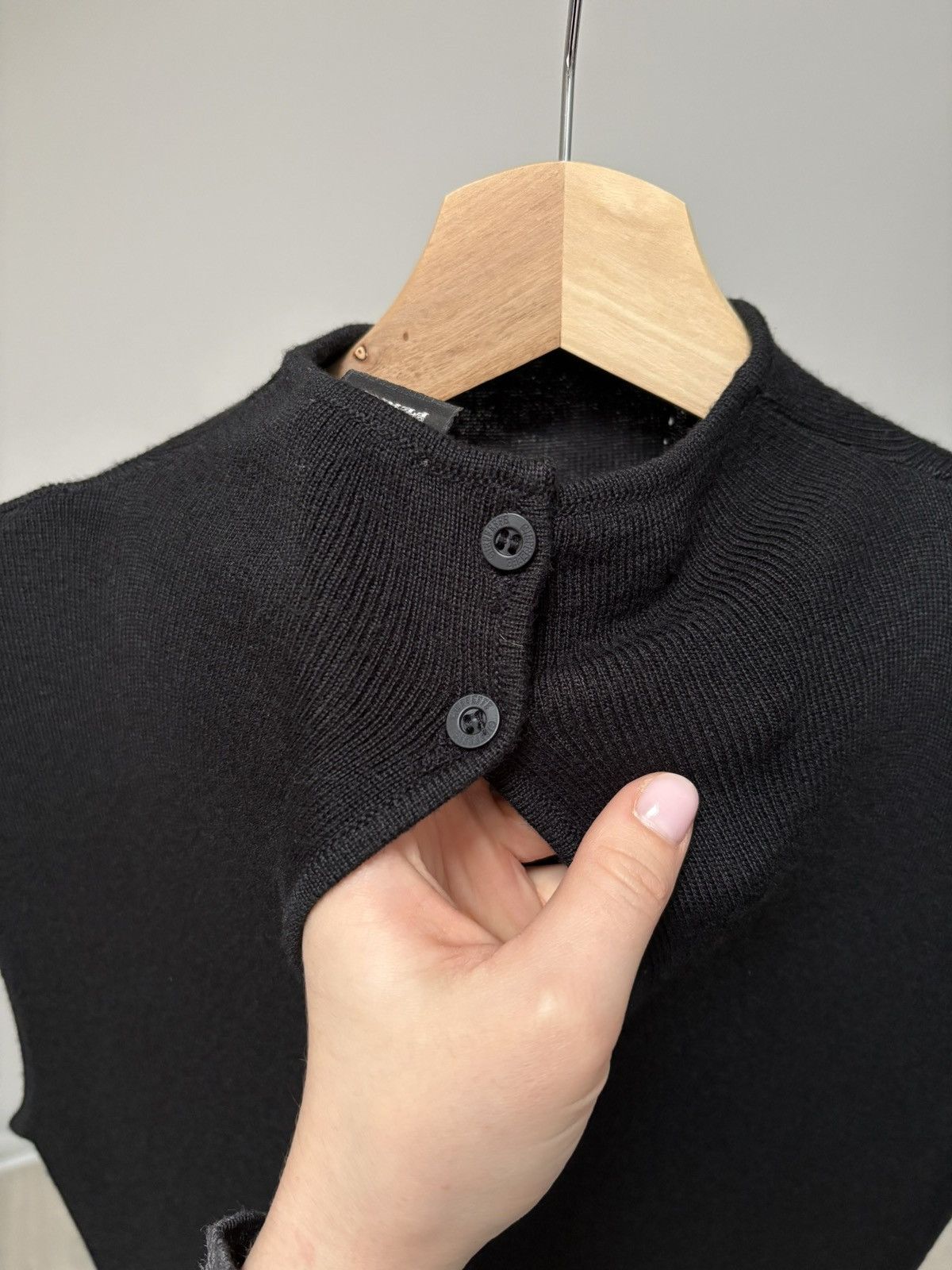Gianfranco Ferre Gianfranco Ferre GFF Black Knit Midi Dress Merino Wool Siz M Size M / US 6-8 / IT 42-44 - 12 Thumbnail