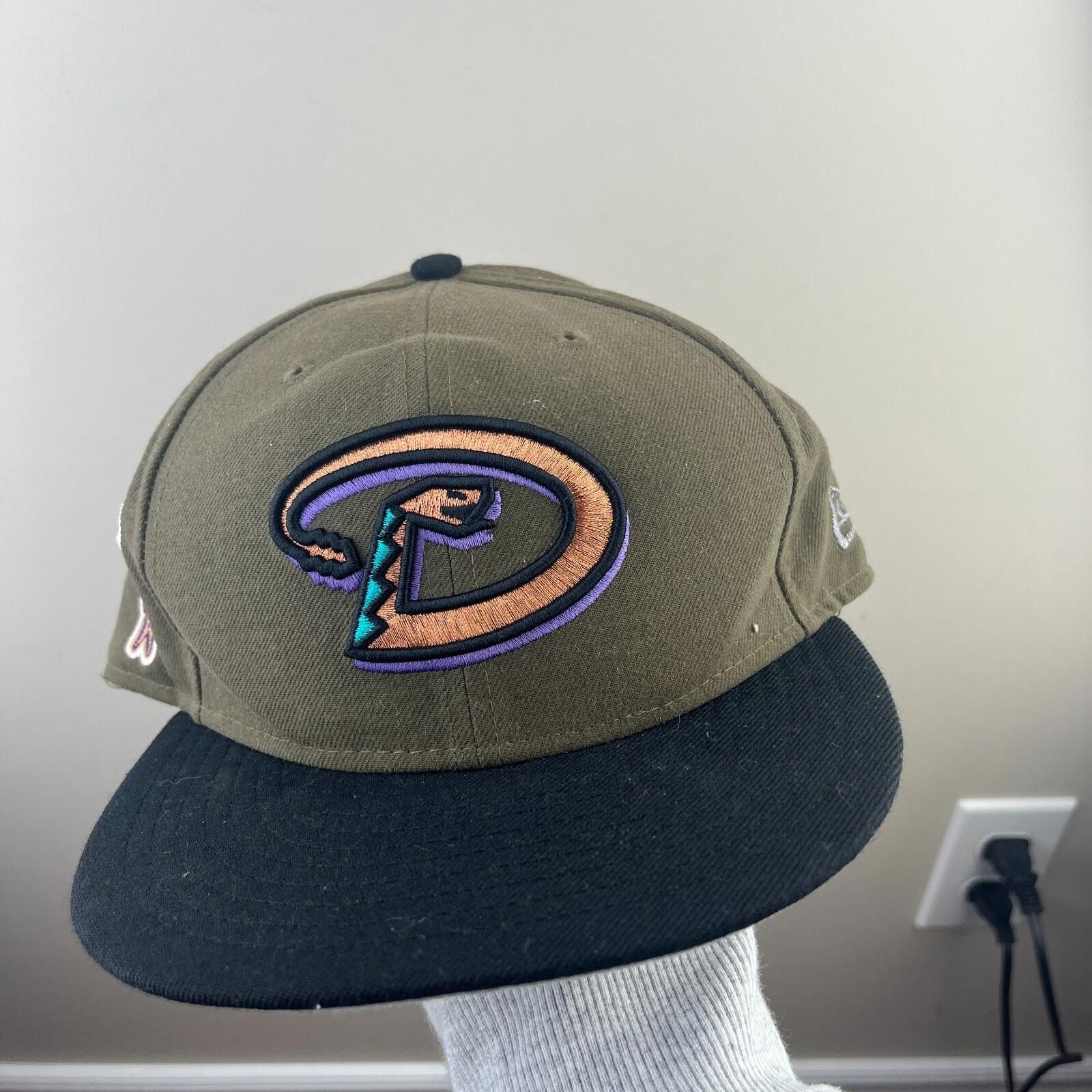 New Era Vintage Arizona Diamondbacks New Era Fitted Hat 7 3/8 Size ONE SIZE - 1 Thumbnail