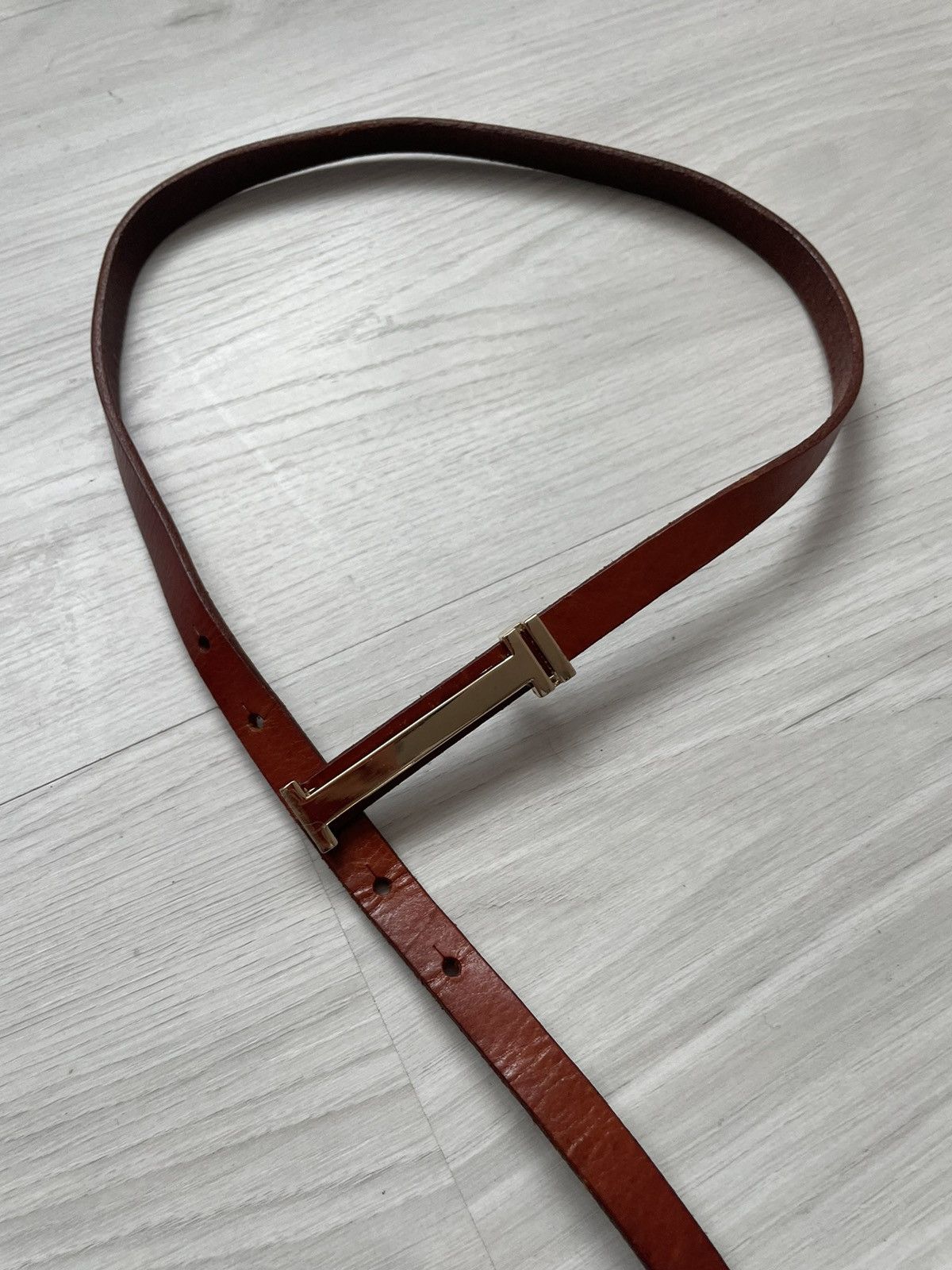 Vintage Vintage leather belt Size ONE SIZE - 4 Thumbnail