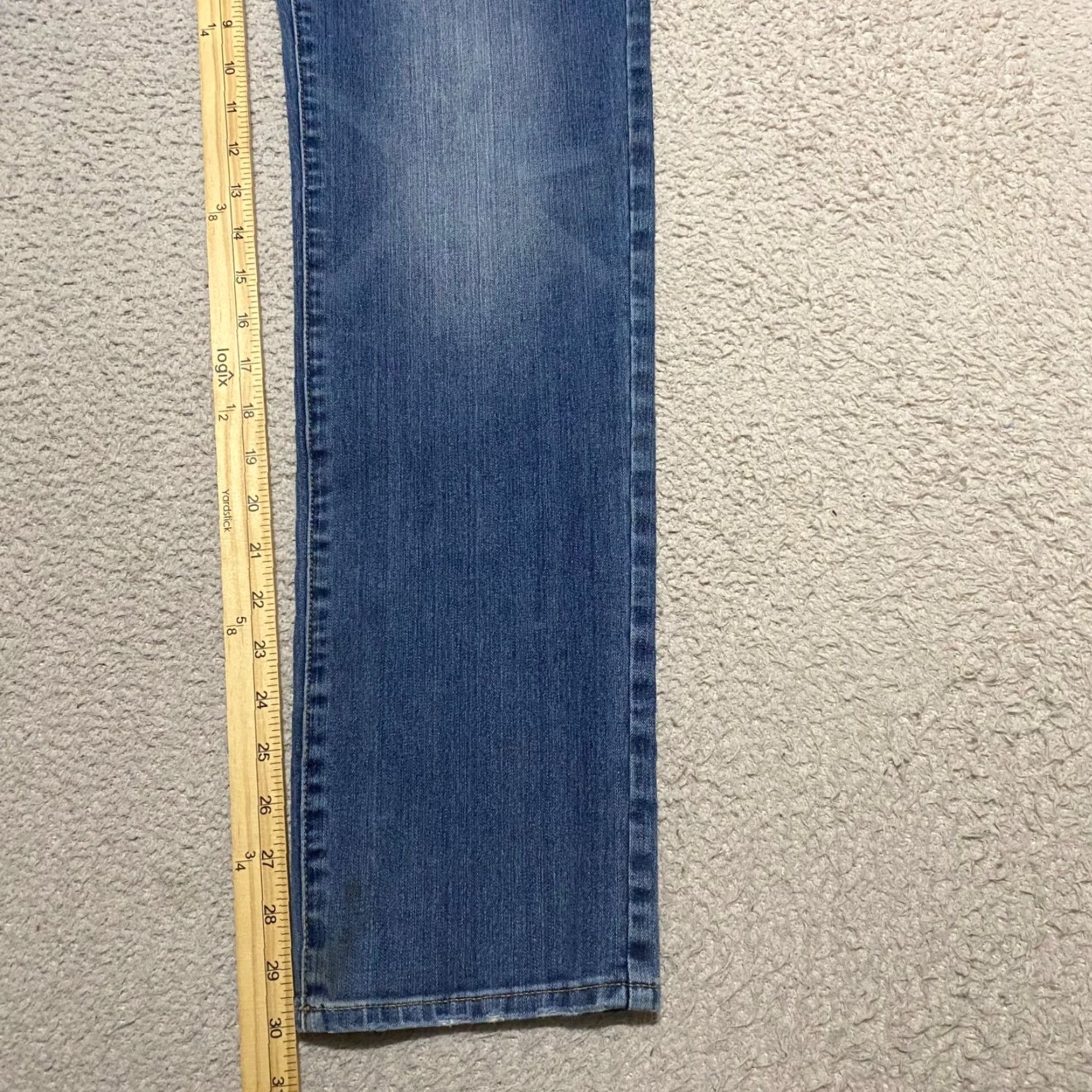 American Eagle Outfitters American Eagle Outfitters Jeans 29x32 Blue Denim Medium Wash Slim Straight Low Rise Men 5-Pocket Design Size US 29 - 6 Thumbnail