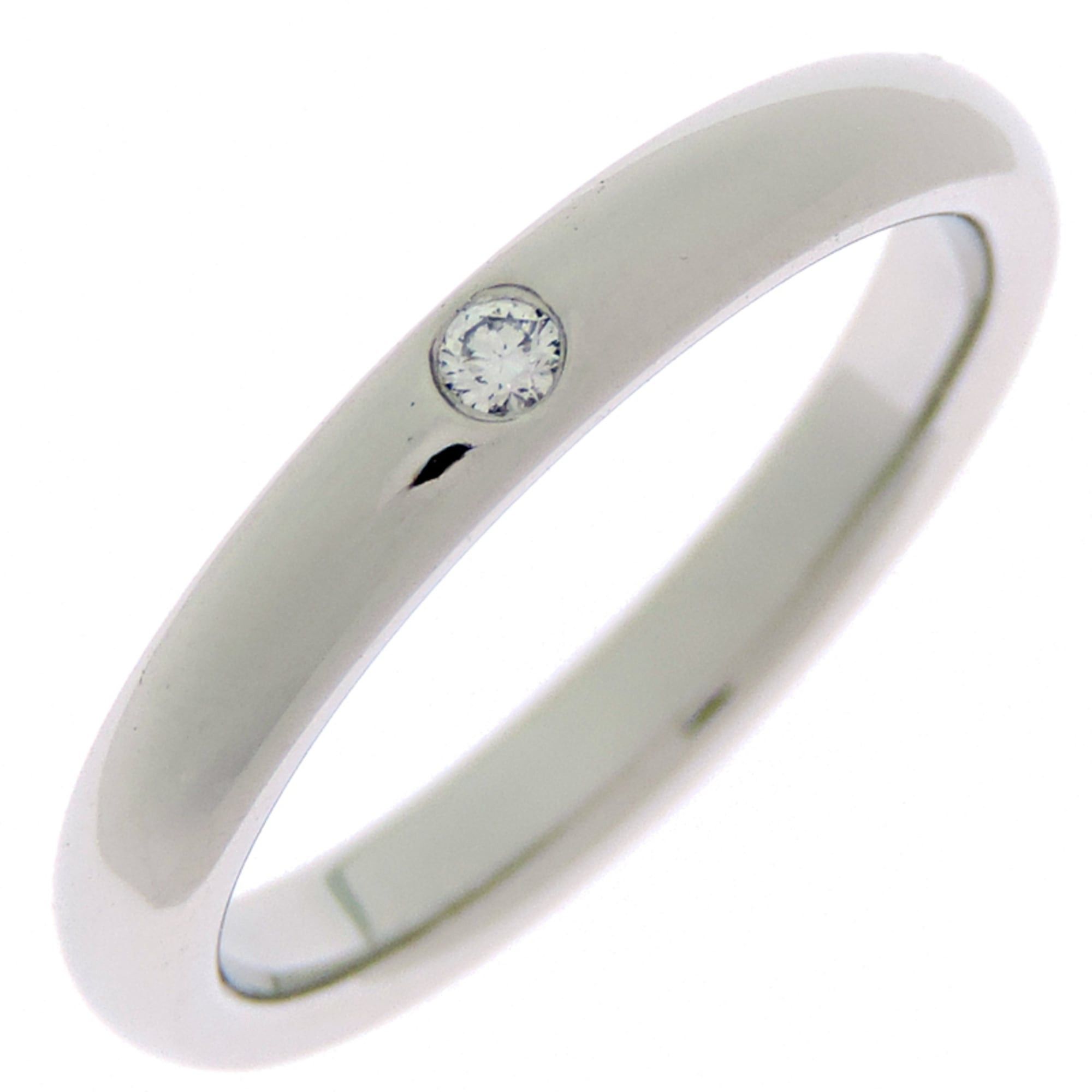 Tiffany & Co. Tiffany & Co. Elsa Peretti Stacking Band Diamond Women's Ring, Platinum 950 Size ONE SIZE - 1 Thumbnail