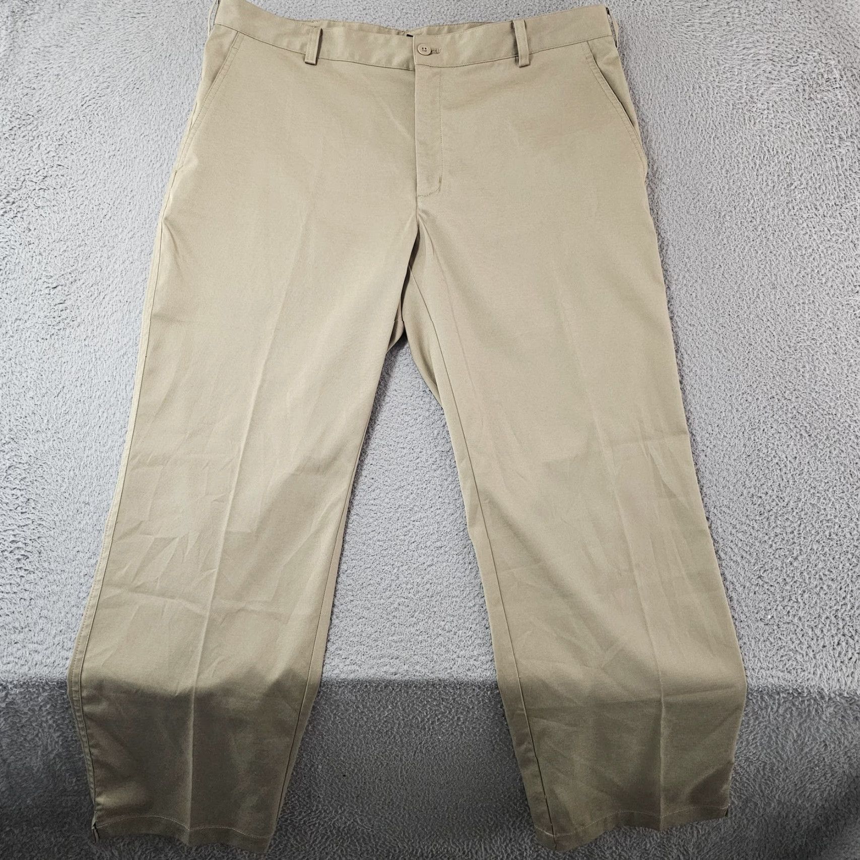 Nike Nike Golf Dri-Fit Pants Mens 36x30 Khaki Beige Performance Lightweight Stretch Moisture-Wicking Pockets Logo Casual Business Travel Workwear Pants Size US 36 / EU 52 - 2 Thumbnail