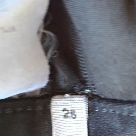 CLOSED Closed Moto Jeans Sz 25 Black Riding Quilted Knee Pads Ankle Size 25" / US 0 / IT 36 - 4 Thumbnail