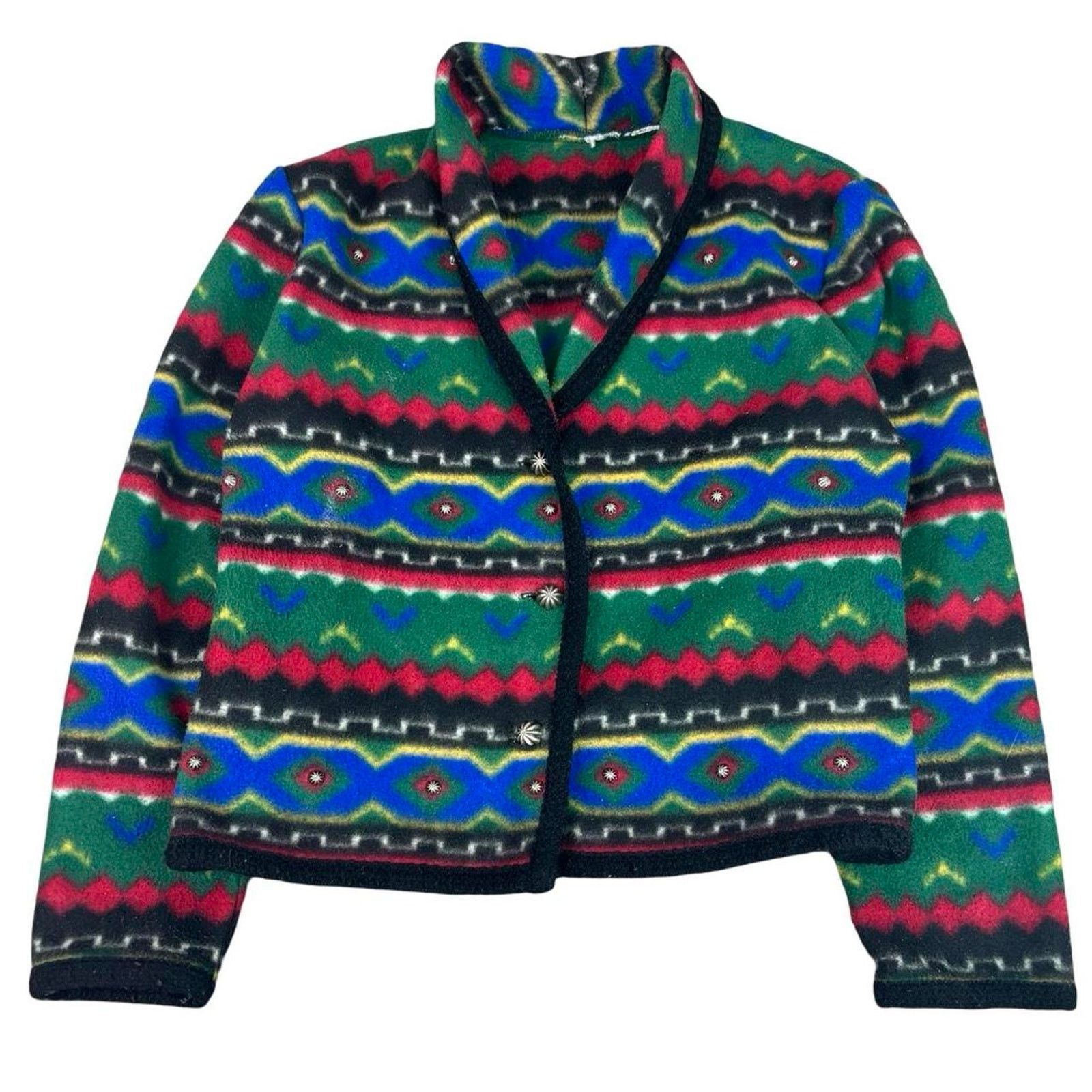 American Retro × Coldwater Creek × Vintage 90s Coldwater Creek Fleece Jacket Size M / US 6-8 / IT 42-44 - 1 Thumbnail