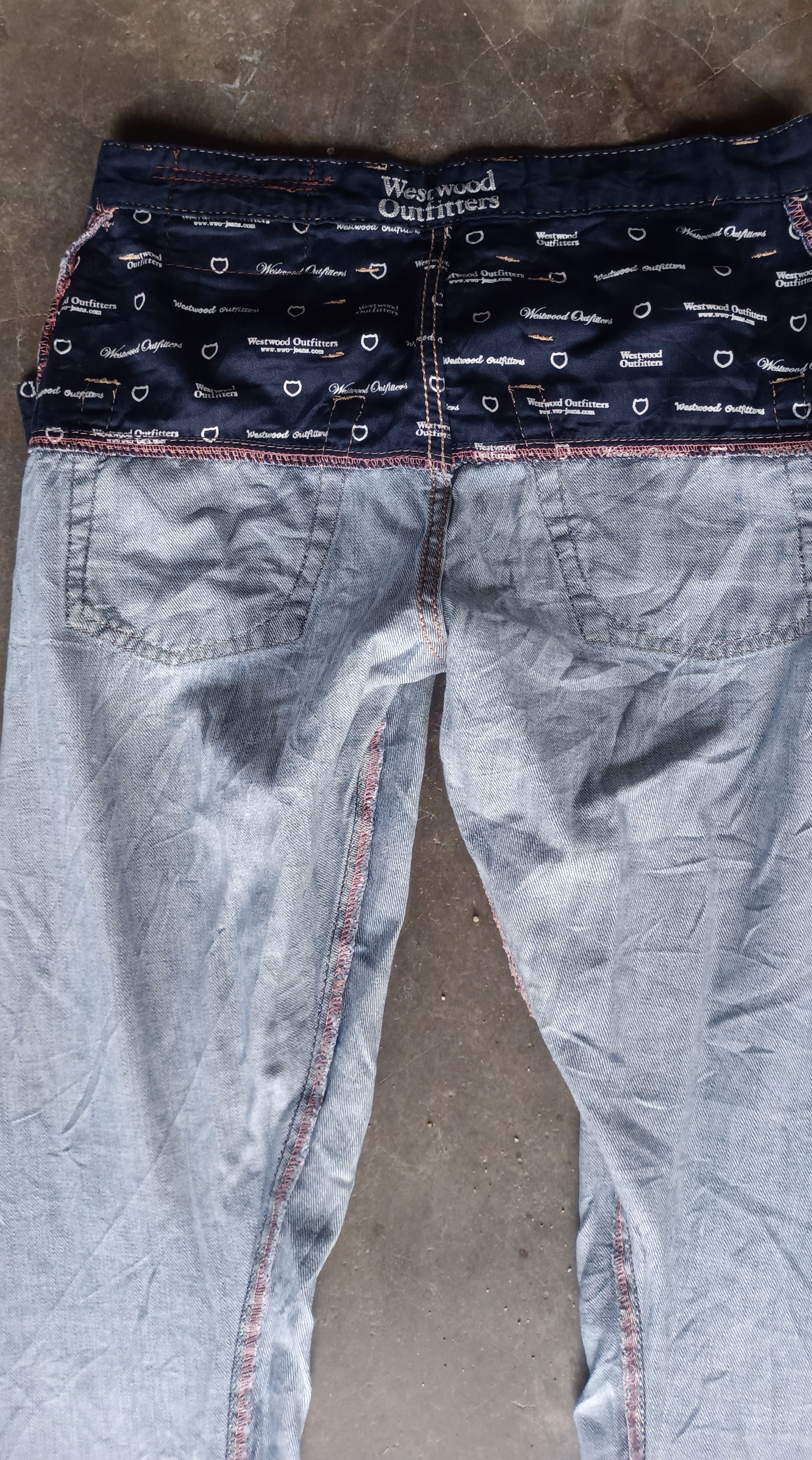 Japanese Brand Vintage💥 Westwood Outfitters Distressed jeans Size US 31 - 8 Thumbnail