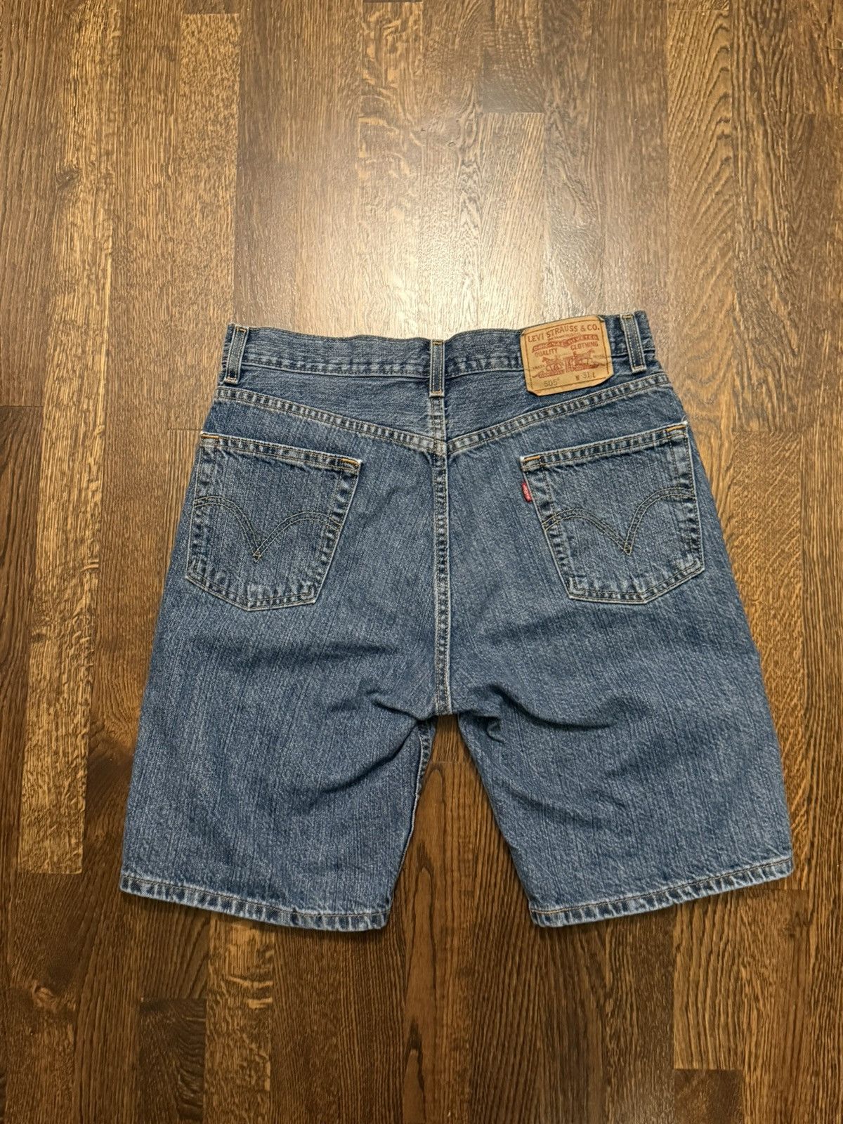 Levi's Vintage Levis 505 Denim Shorts Size US 31 - 2 Thumbnail