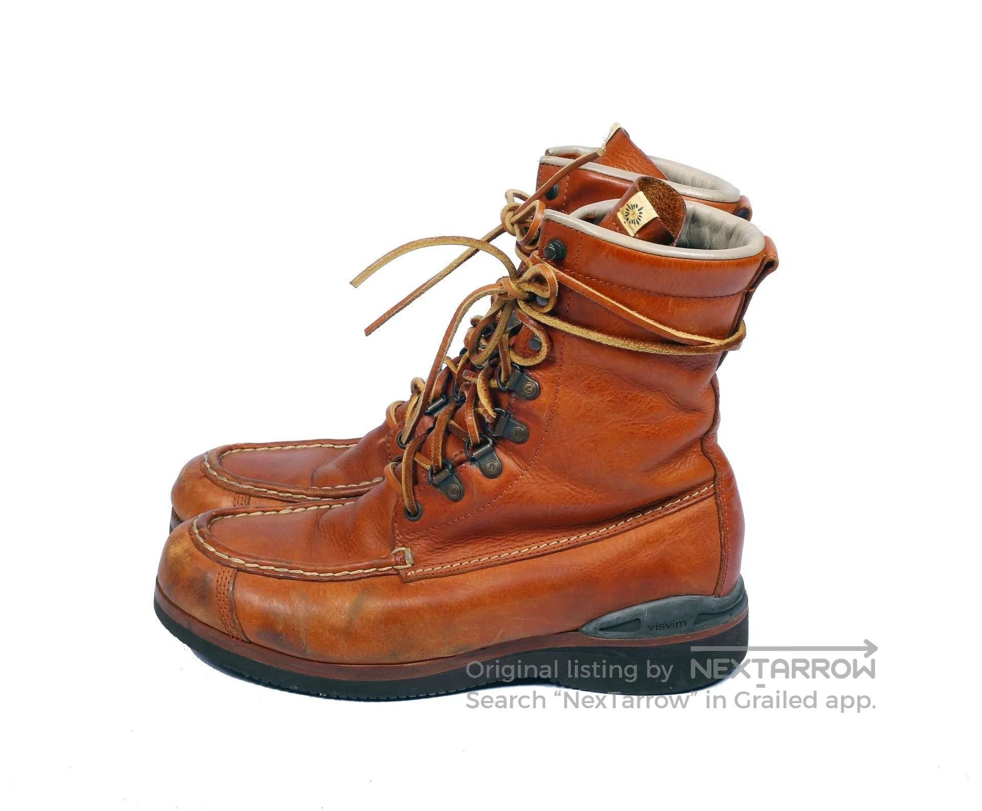 Visvim Brown Leather Boots Size 9. Size US 9 / EU 42 - 1 Thumbnail