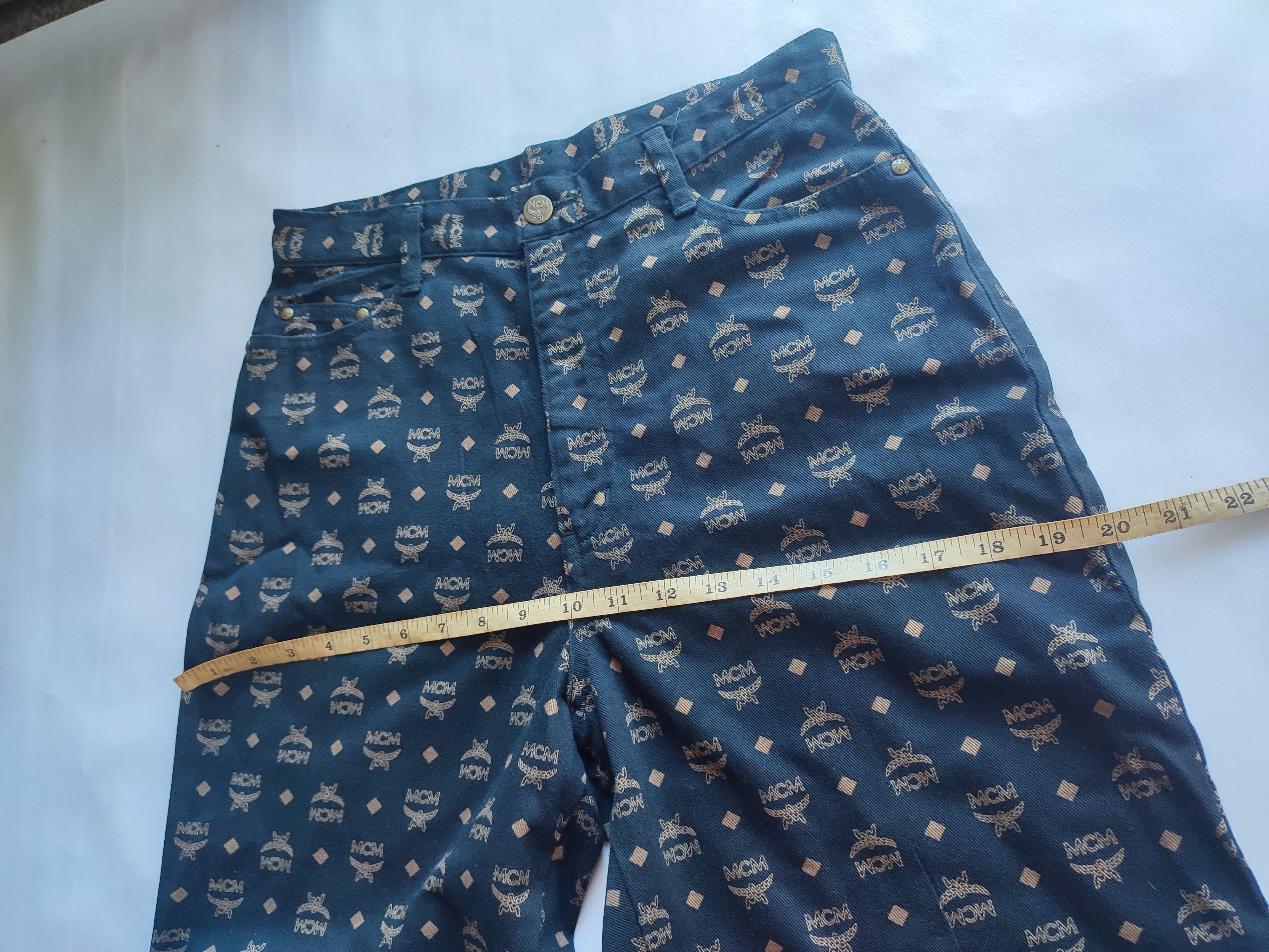 MCM Vintage women's MCM MONOGRAM PANTS JAPAN Size 28" / US 6 / IT 42 - 12 Thumbnail