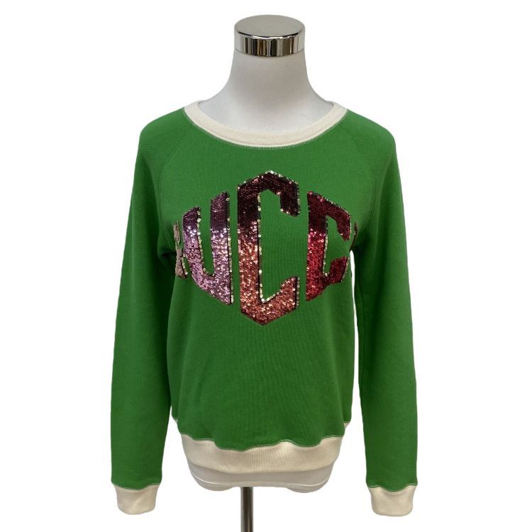 Gucci Gucci Sequin Logo Sweatshirt XXS Size XXS / US 00 / IT 34 - 1 Thumbnail