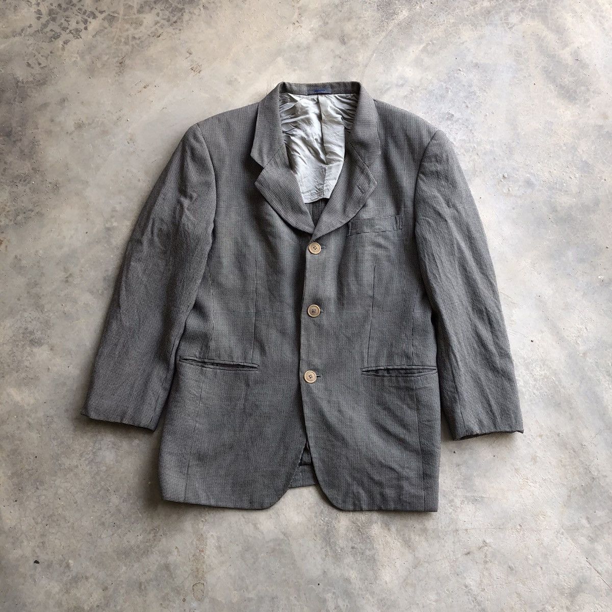 Kenzo KENZO Plaid Design Blazer Size 40R - 1 Thumbnail