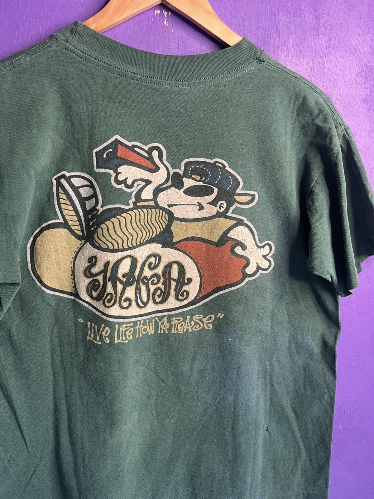 Vintage Vintage 90s Yaga love how ya please tv t-shirt Size US S / EU 44-46 / 1 - 3 Thumbnail
