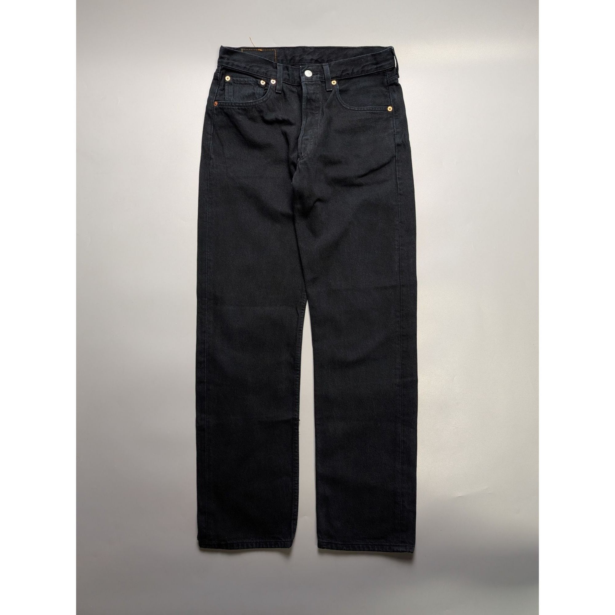 Levi's Vintage Clothing Levi's 501 Vintage Black Denim Jeans Pants (Y1076) Size US 32 / EU 48 - 1 Thumbnail