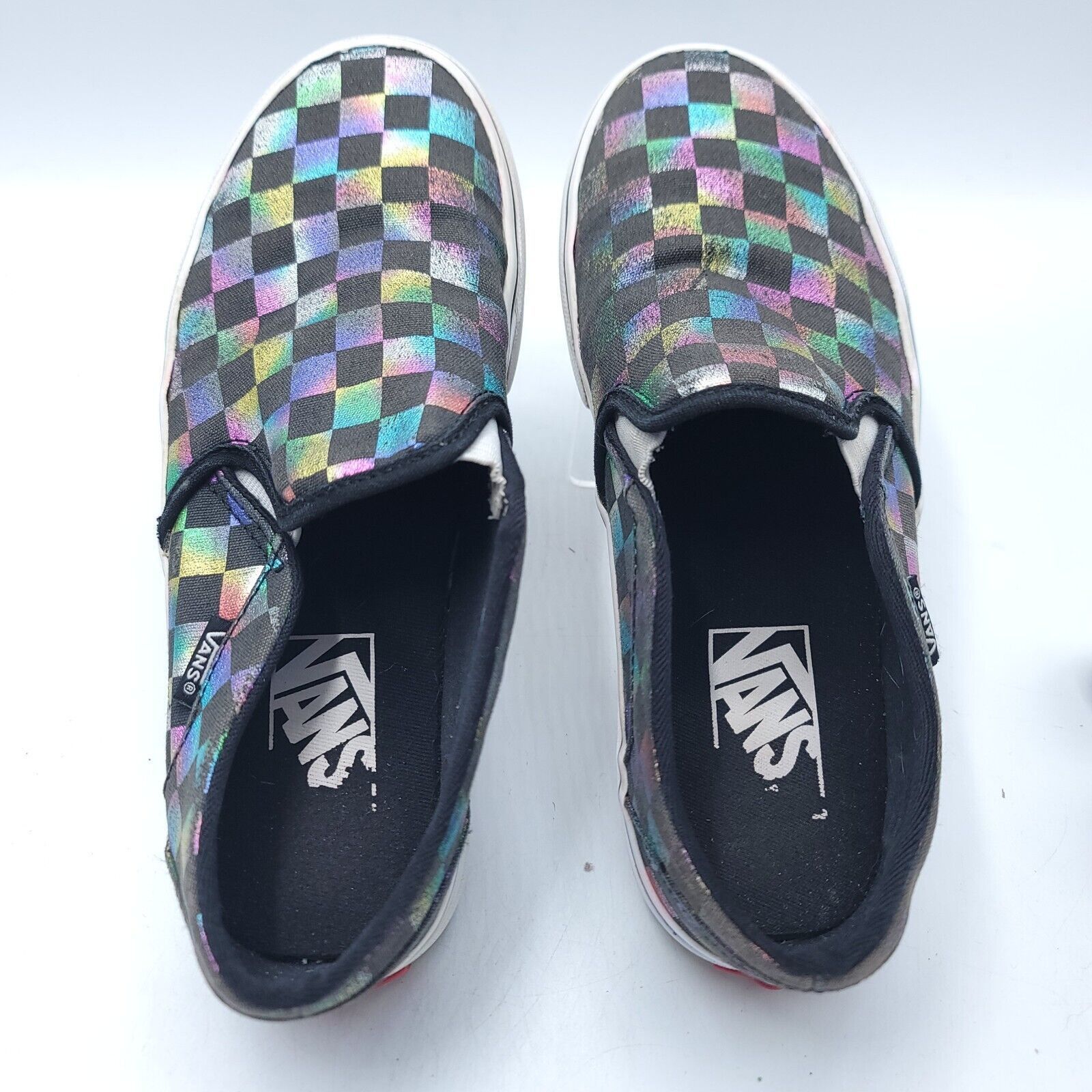Vans Vans Off the Wall Shoe Womens Size 6.5 500714 Multi Black Size US 6.5 / IT 36.5 - 4 Thumbnail